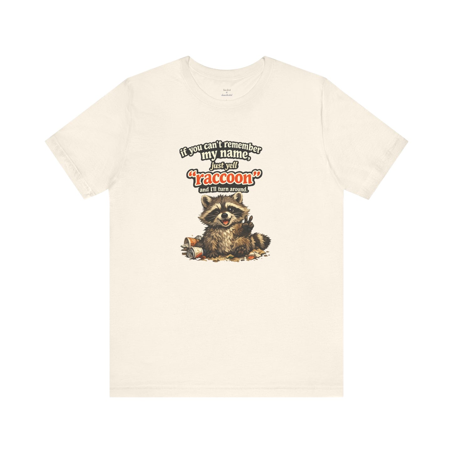 Yell Raccoon T-shirt