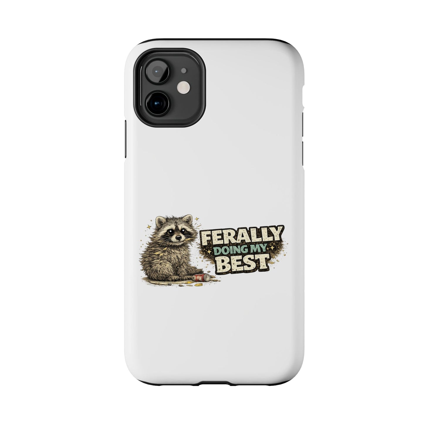 Ferally Raccoon Phone Case — Tough & Cute Protective Phone Cover