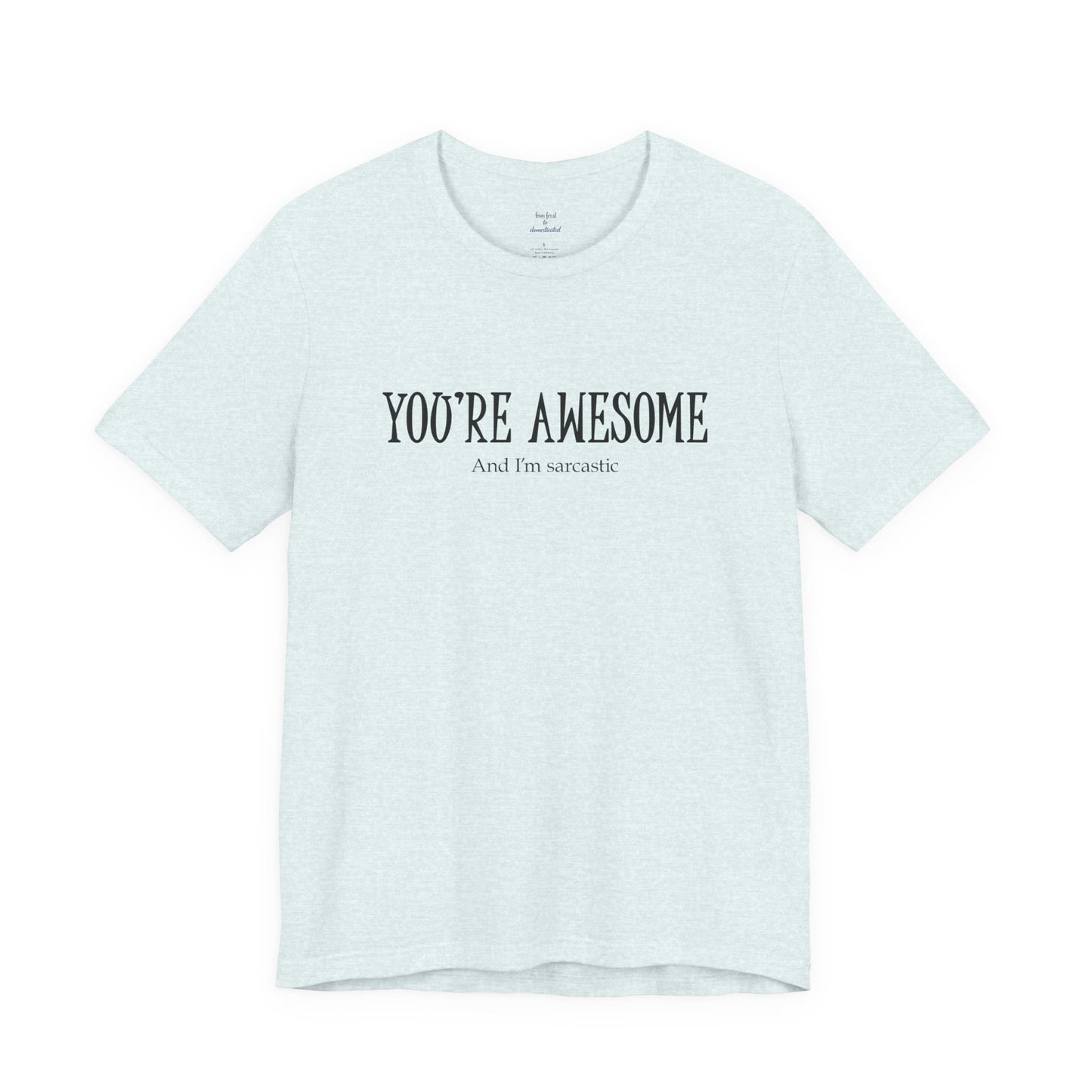 You're Awesome (And I'm Sarcastic) T-Shirt
