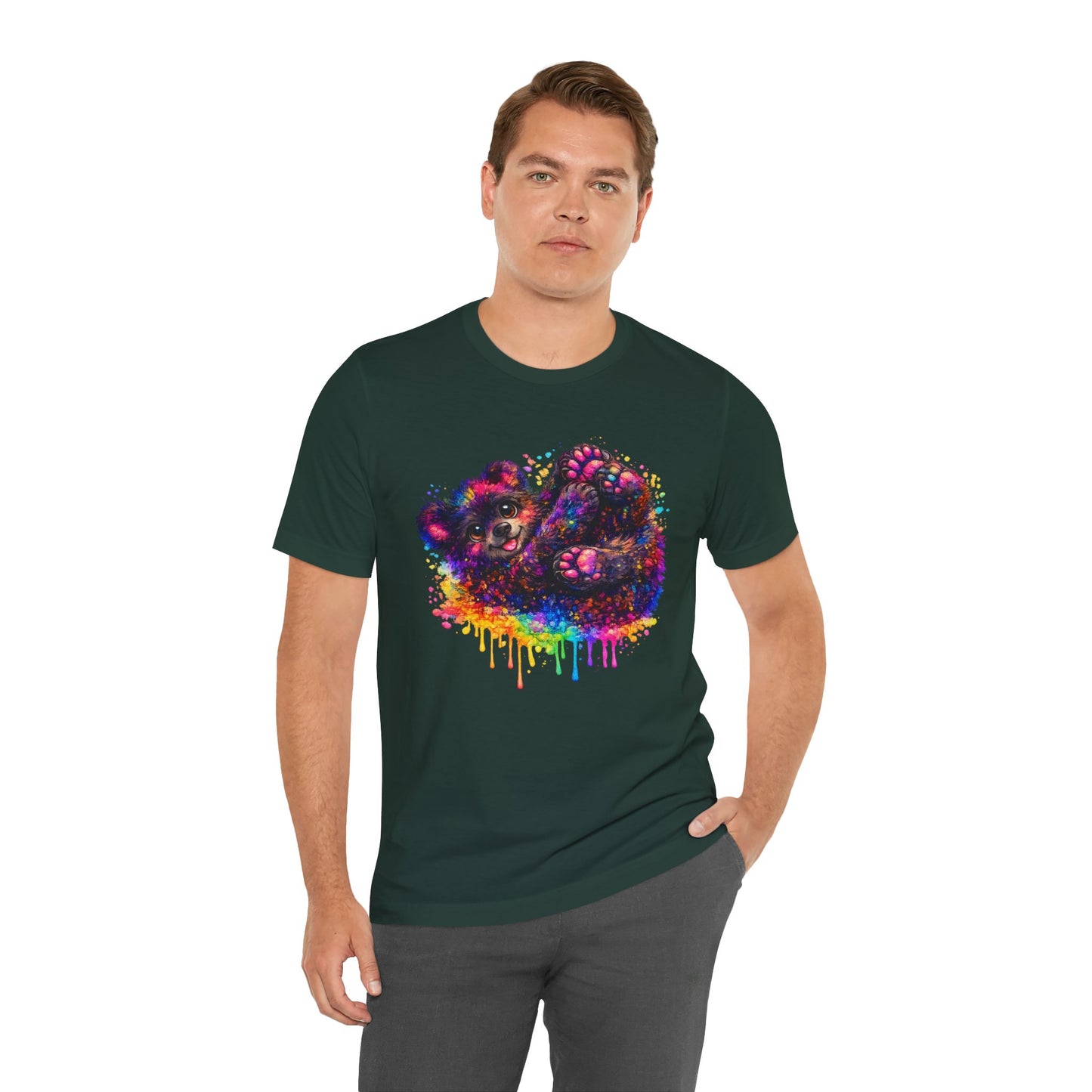 Watercolor Wildlife Bear Cub T-Shirt