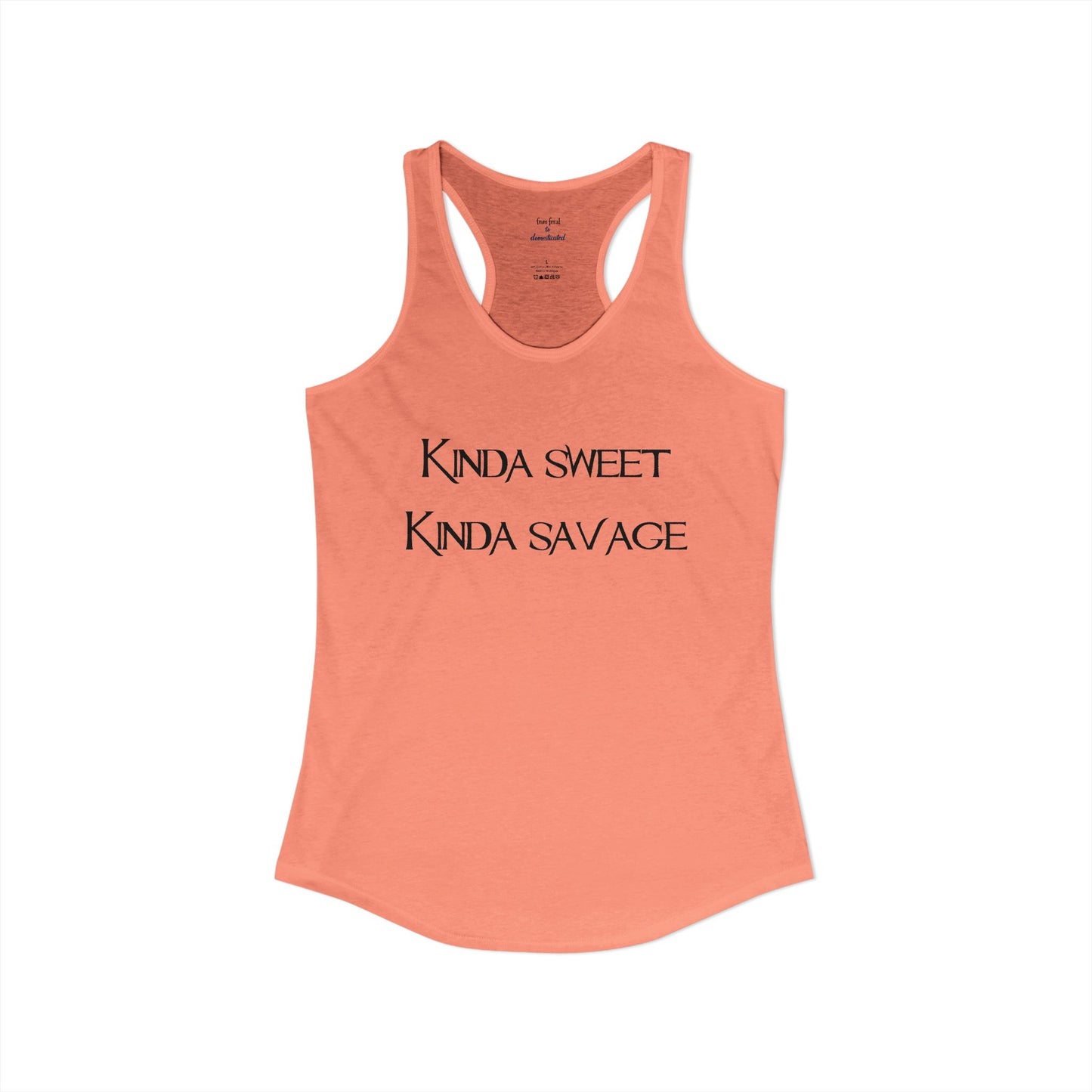 Kinda Both Racerback Tank