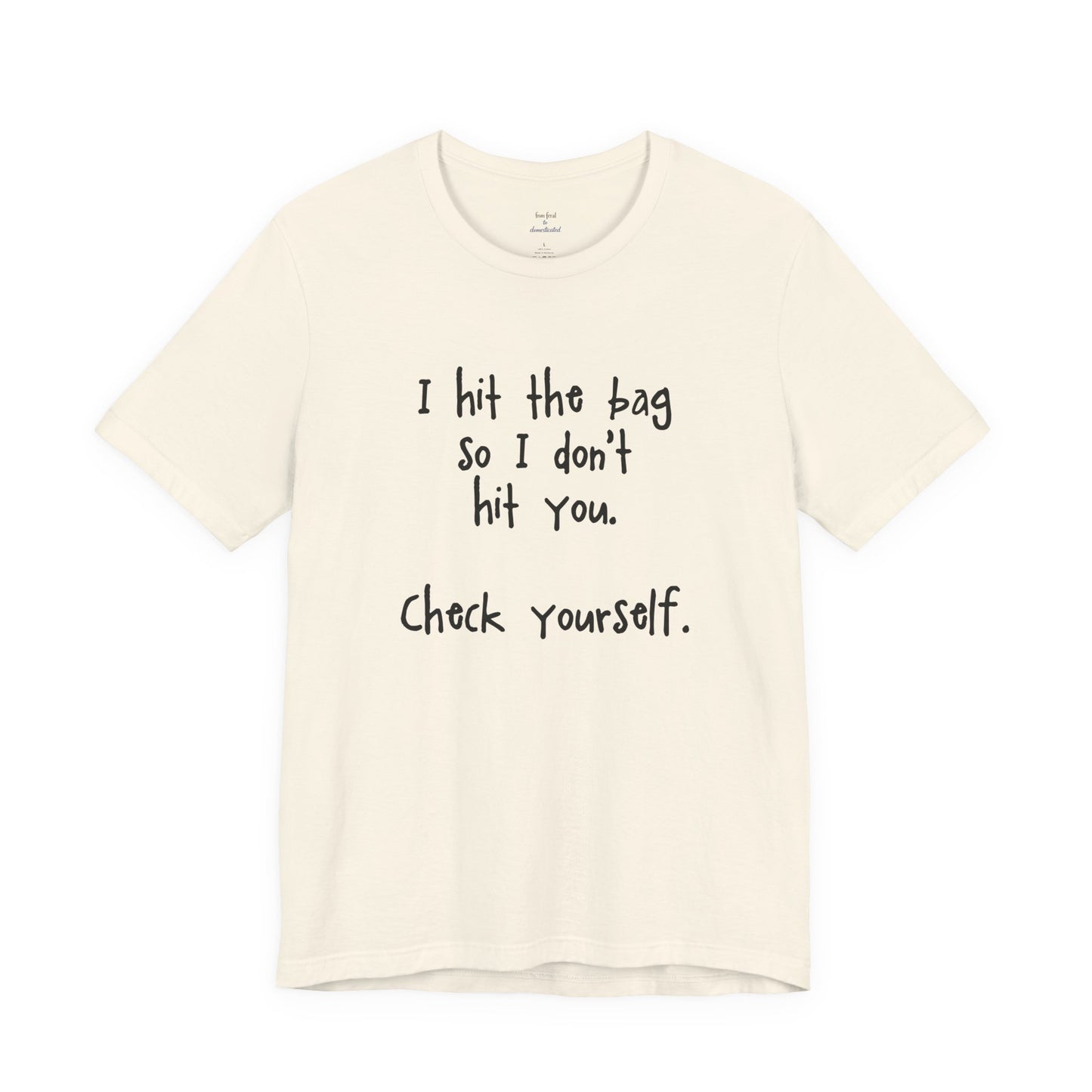 "Check Yourself" Kickboxing Tee