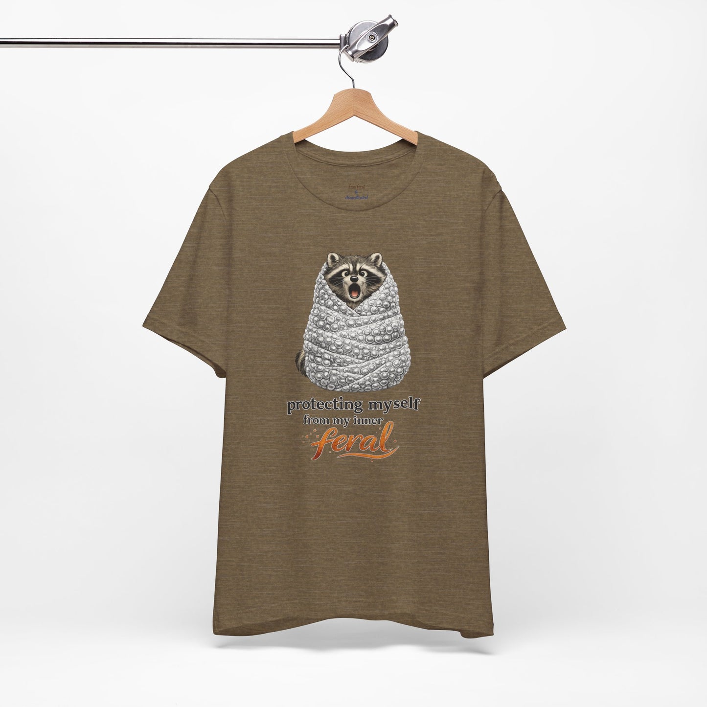 Bubble Wrapped Raccoon T-shirt