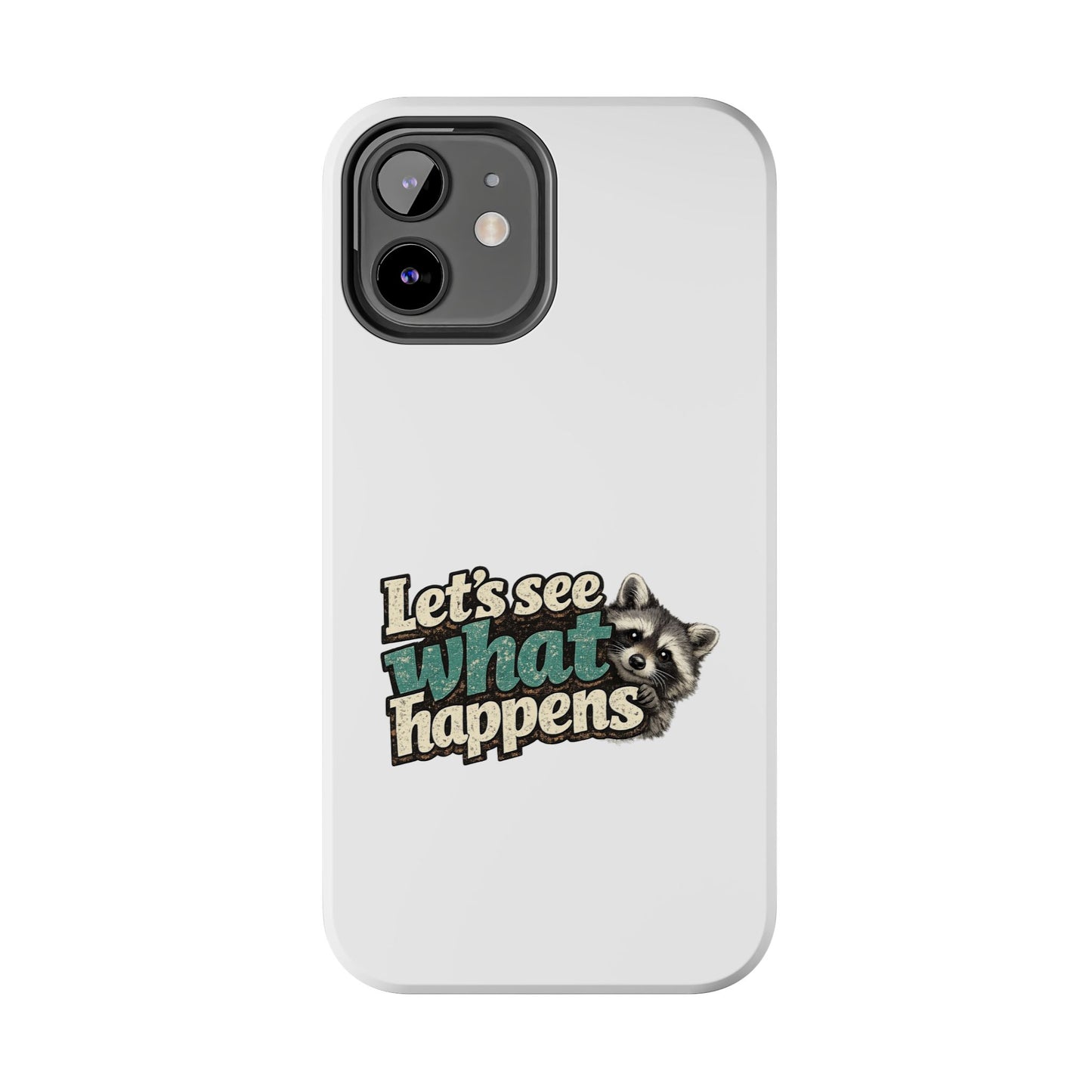Peek & See Raccoon Phone Case — Tough & Cute Protective Phone Cover
