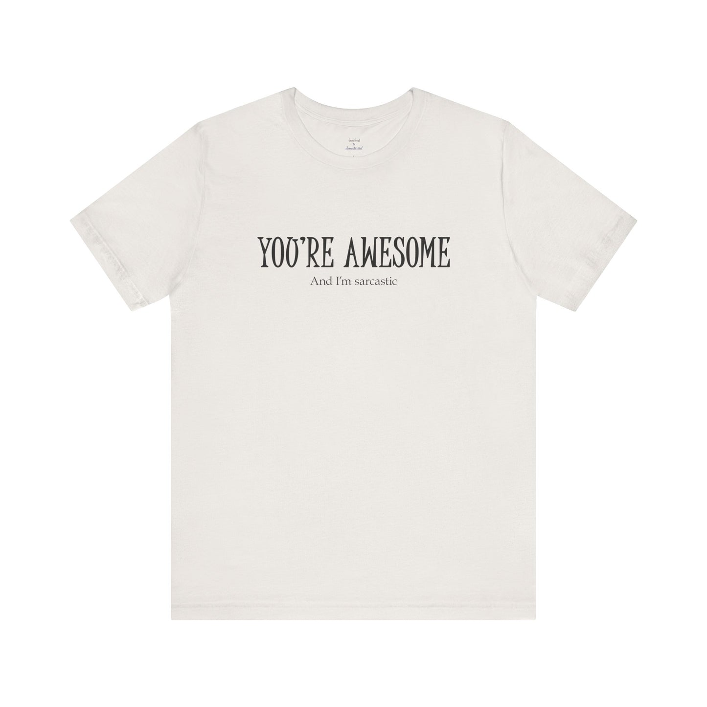 You're Awesome (And I'm Sarcastic) T-Shirt