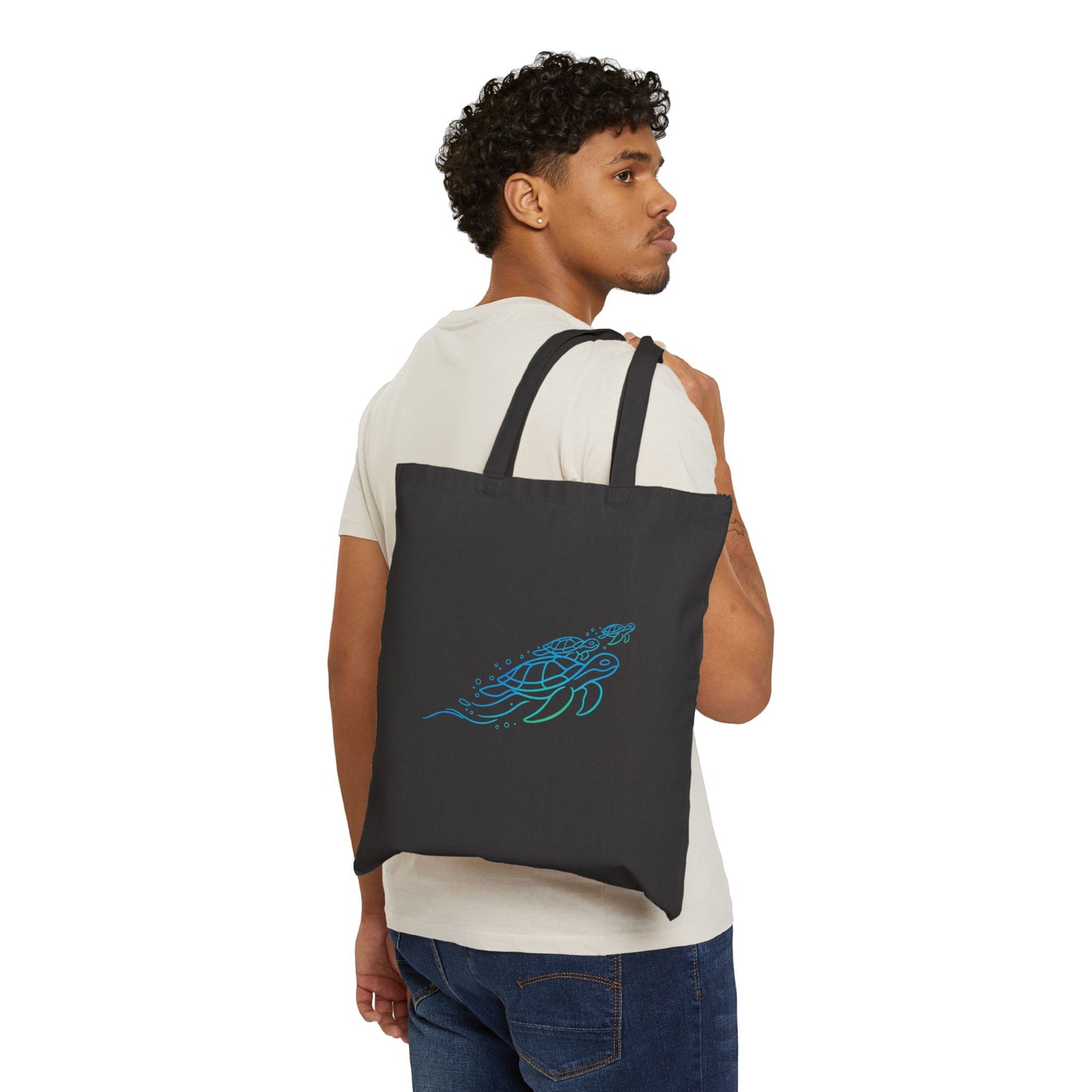 Swimming Sea Turtles Tote Bag