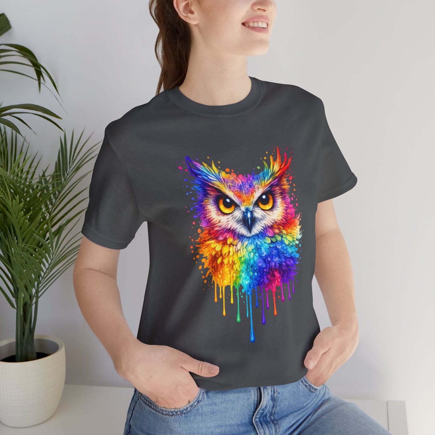 Watercolor Wildlife Owl T-Shirt