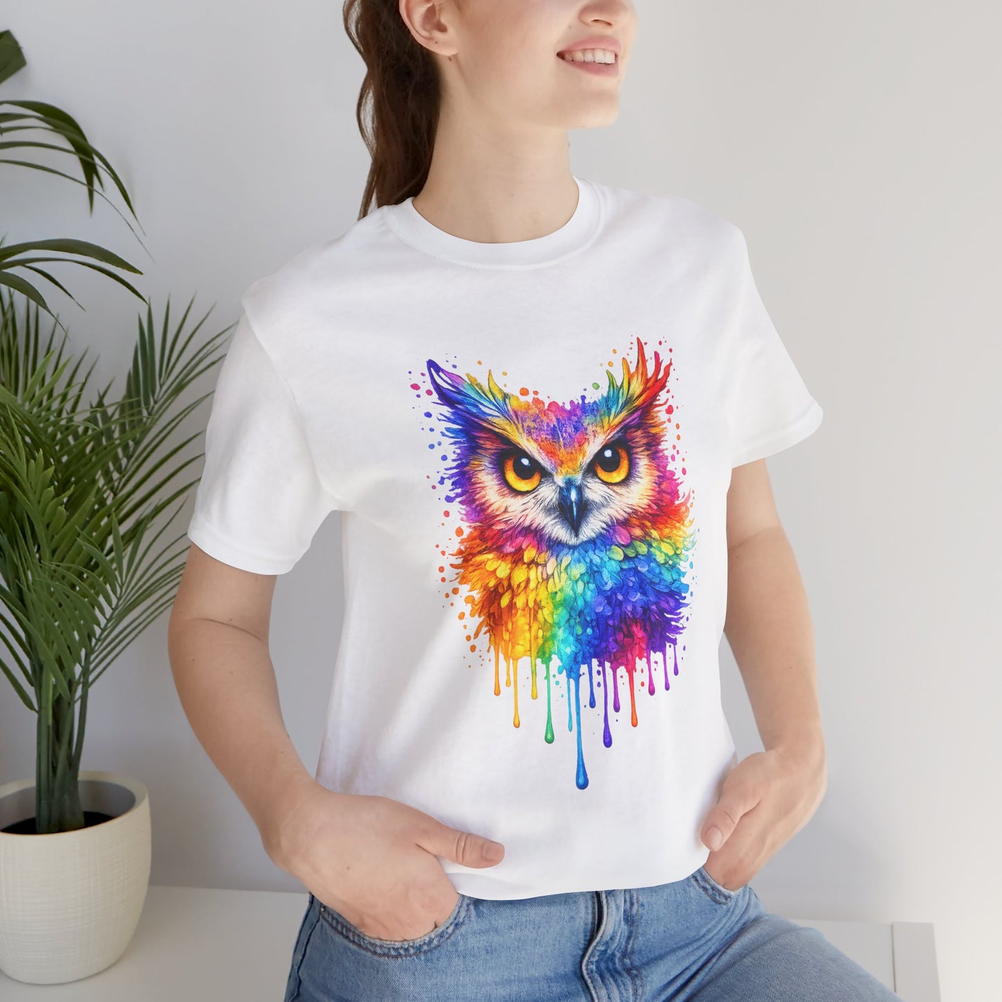Watercolor Wildlife Owl T-Shirt