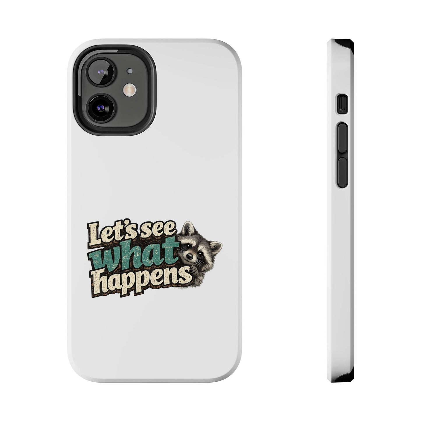 Peek & See Raccoon Phone Case — Tough & Cute Protective Phone Cover