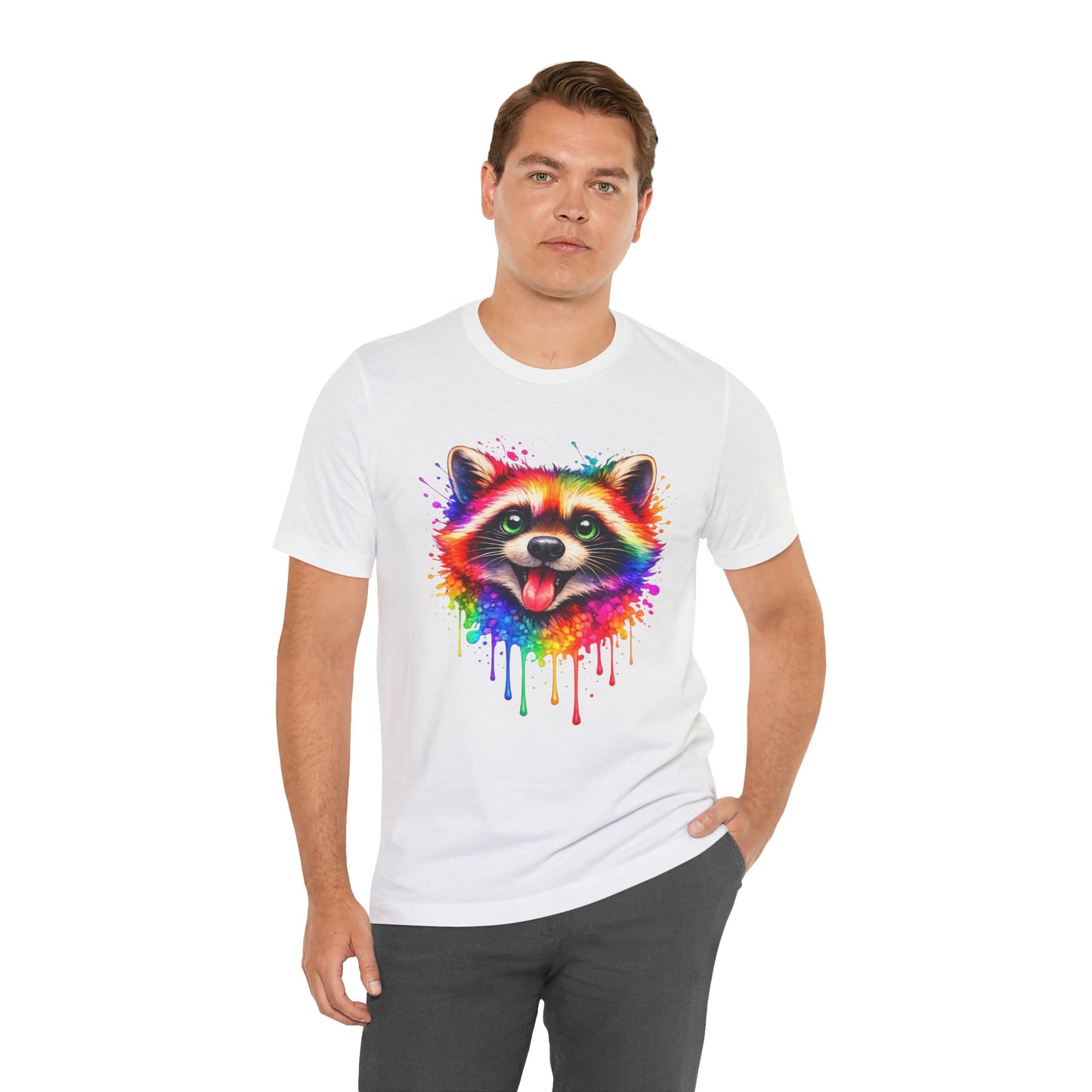 Watercolor Wildlife Raccoon T-Shirt