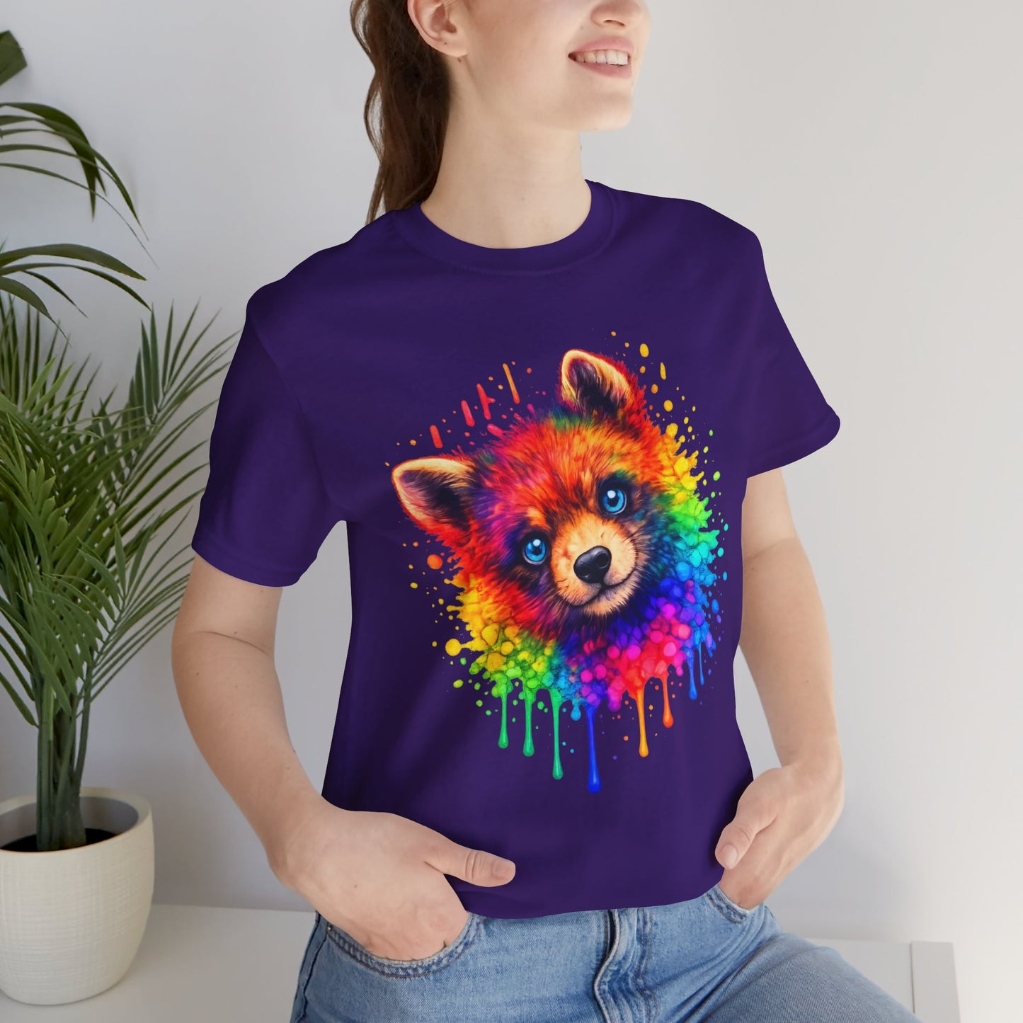 Watercolor Wildlife Bear Cub T-Shirt