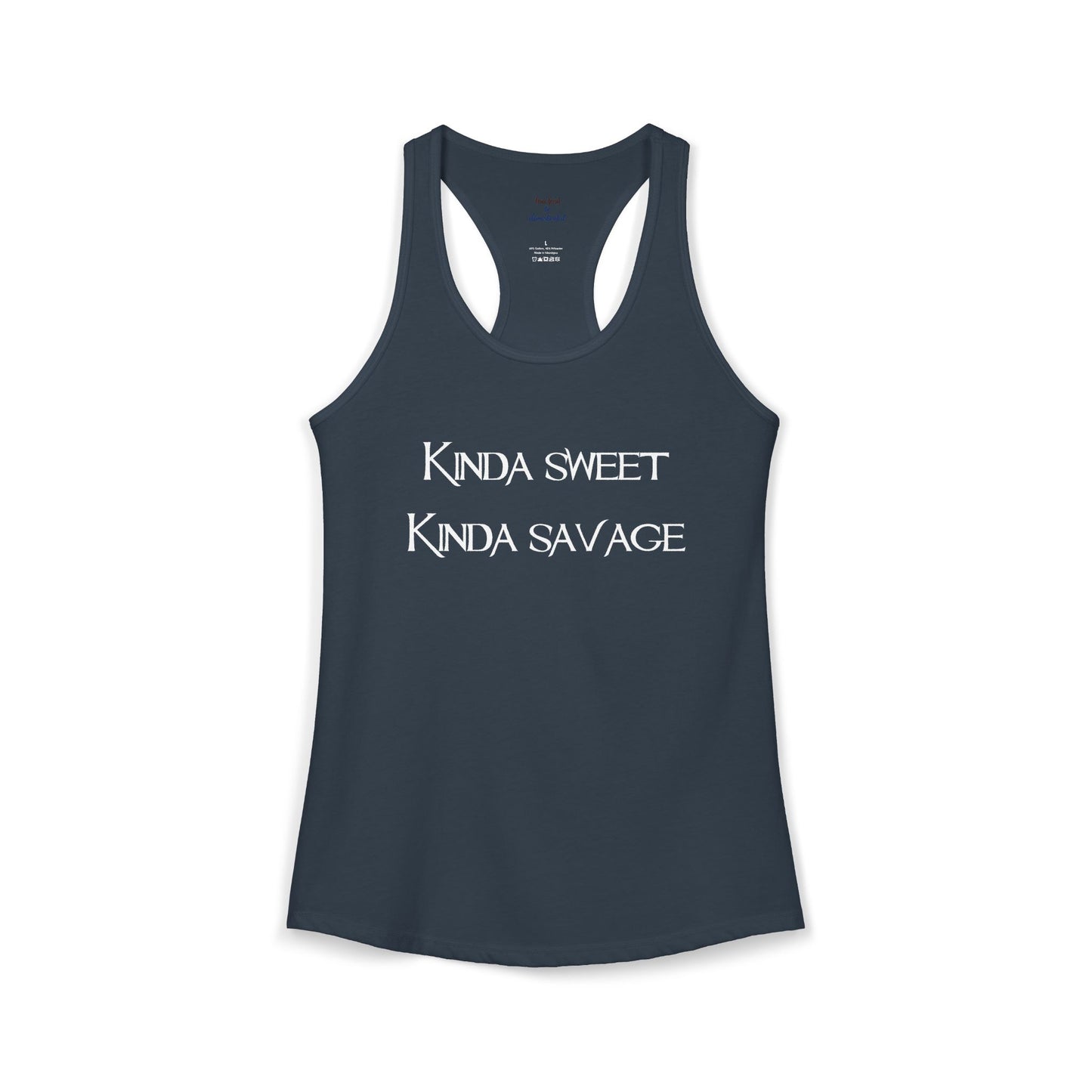 Kinda Both Racerback Tank