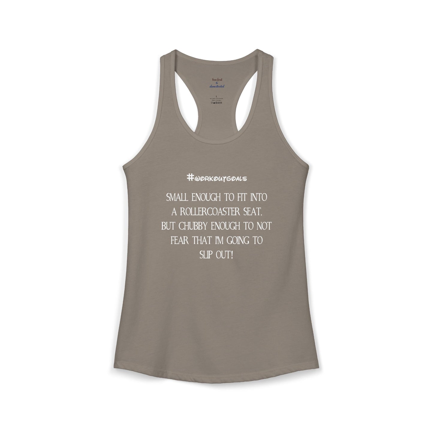 Workout Goals Racerback Tank