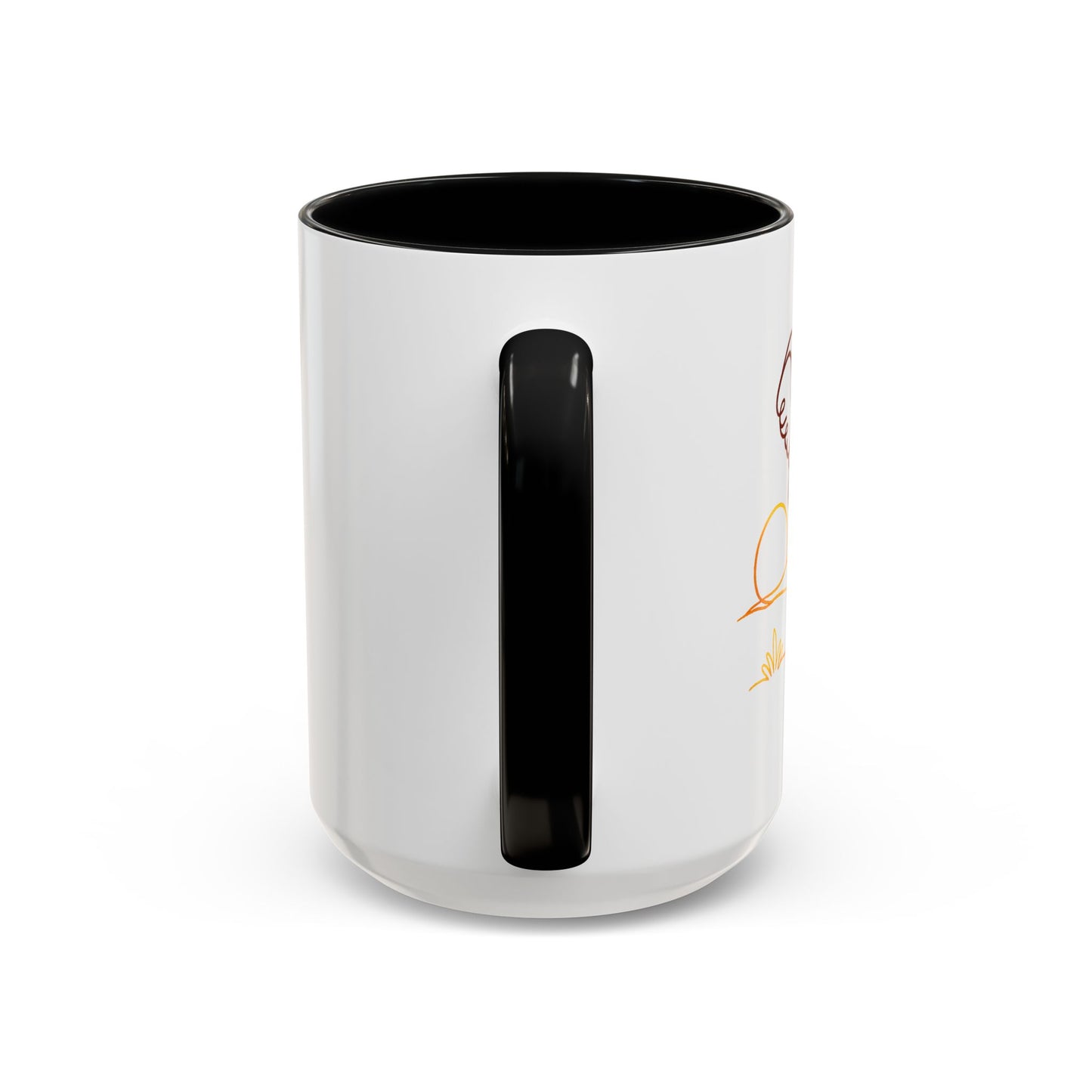 Safari Sunrise Coffee Mug — Minimal Line Elephant Design (11/15oz)