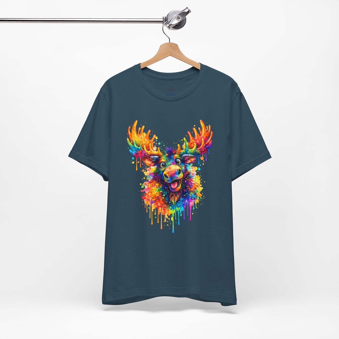 Watercolor Wildlife Moose T-Shirt
