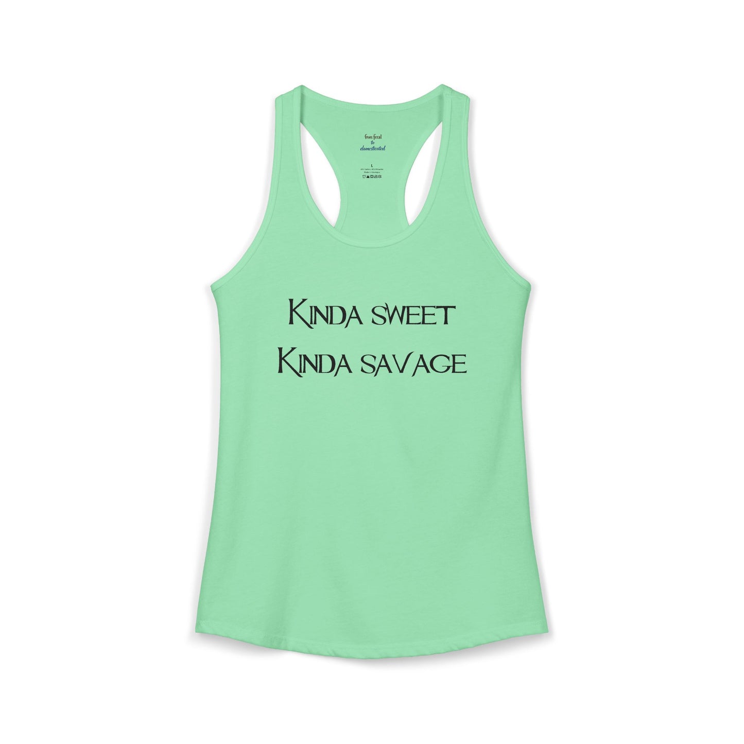 Kinda Both Racerback Tank