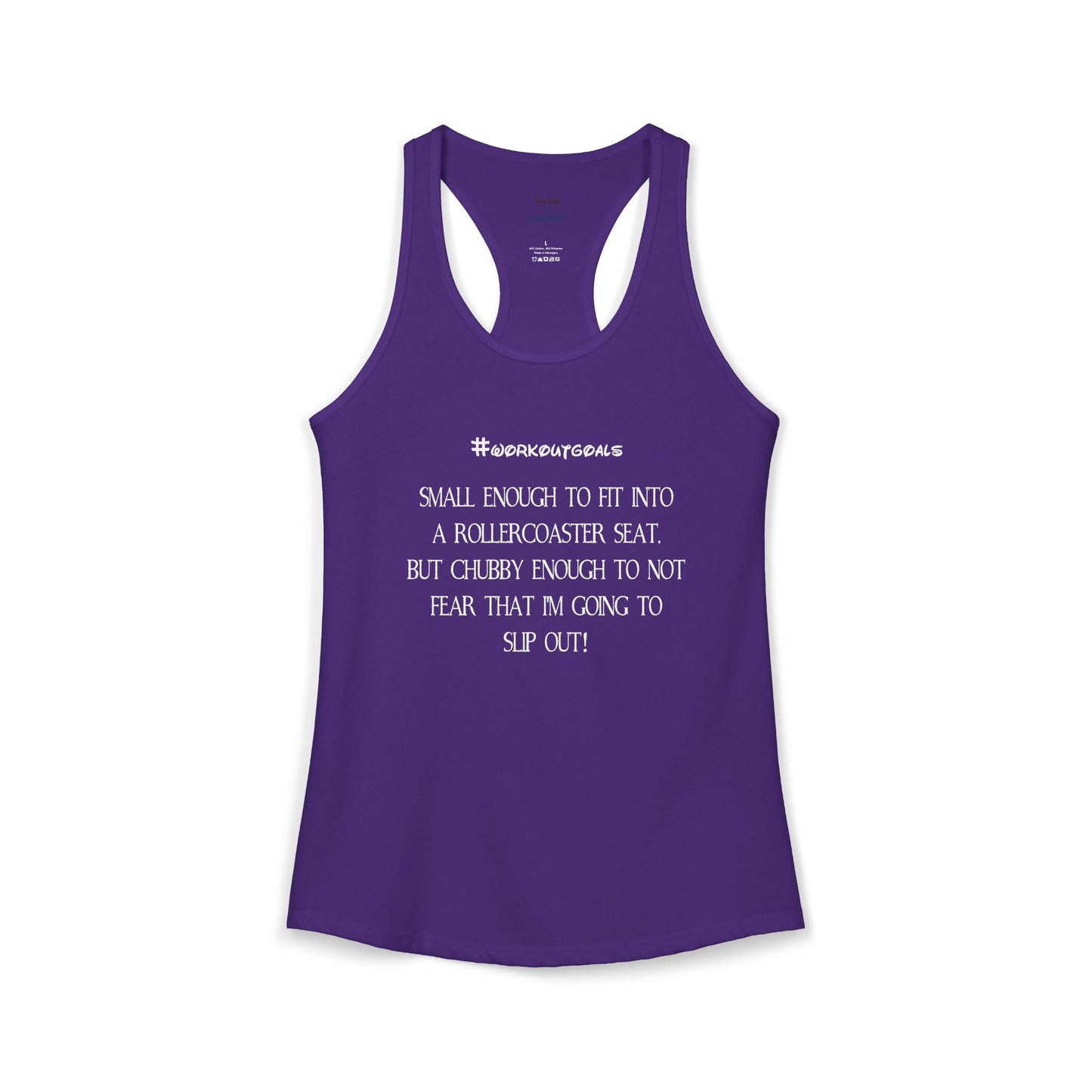 Workout Goals Racerback Tank
