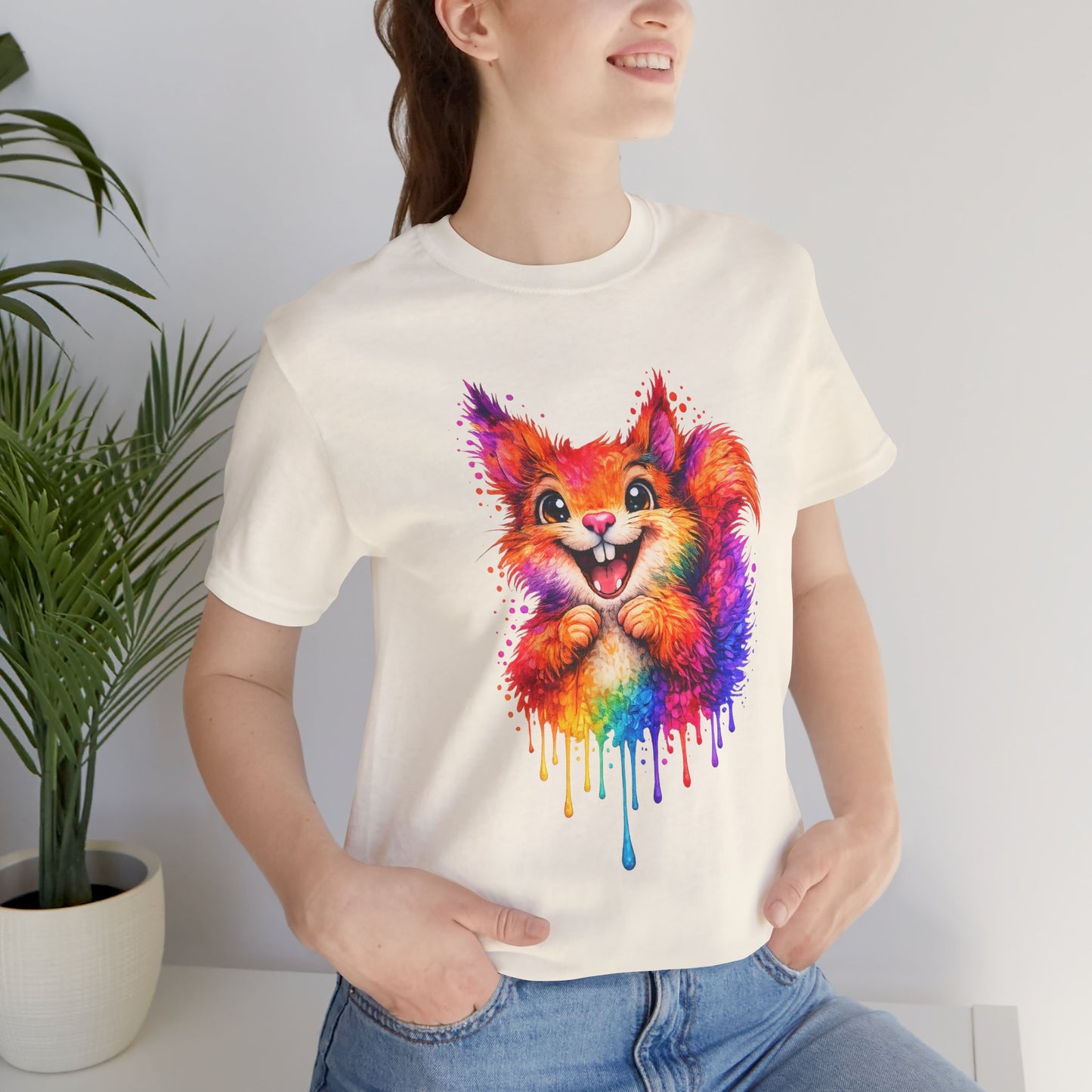 Watercolor Wildlife Squirrel T-Shirt