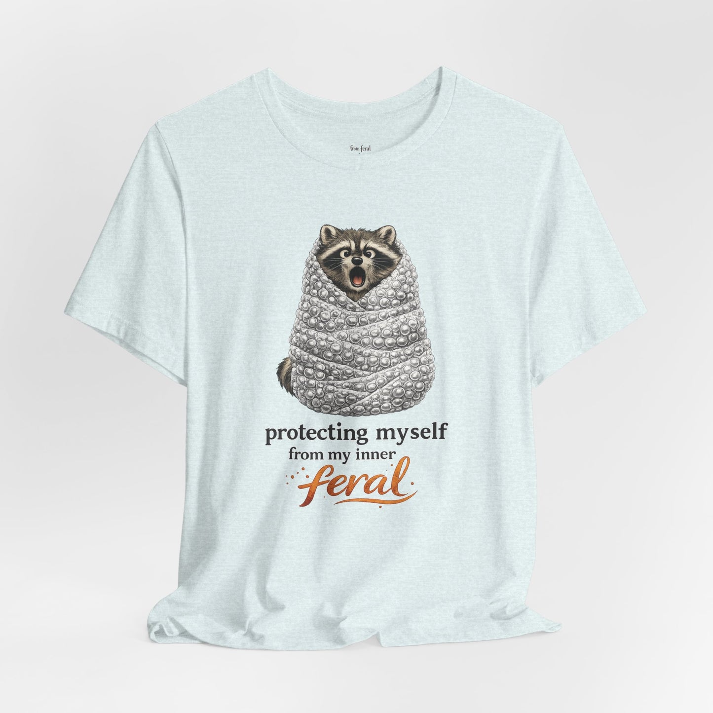 Bubble Wrapped Raccoon T-shirt