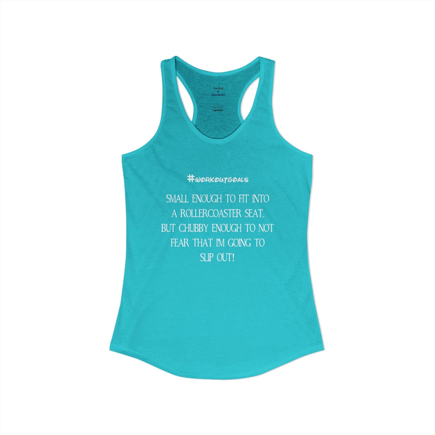 Workout Goals Racerback Tank