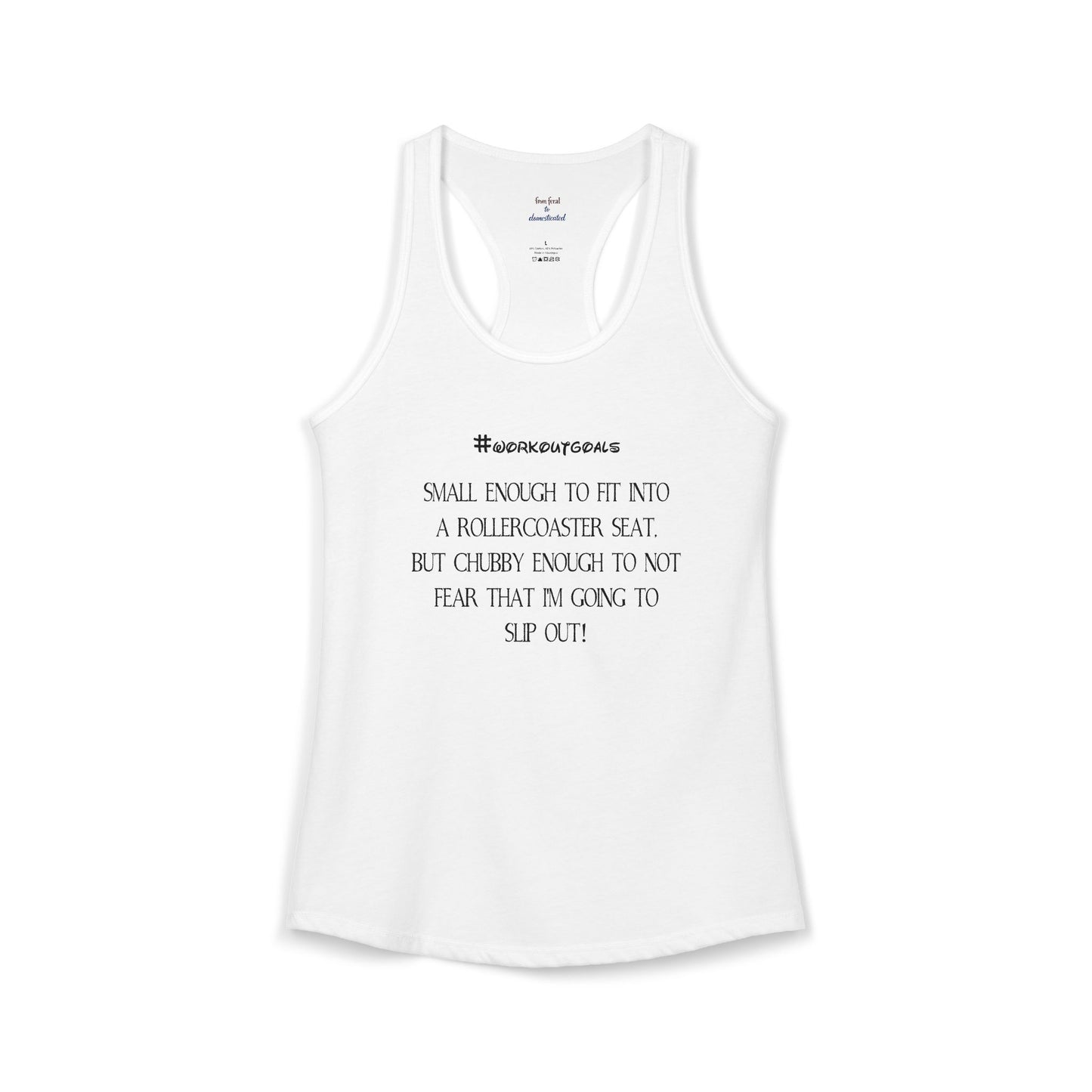 Workout Goals Racerback Tank
