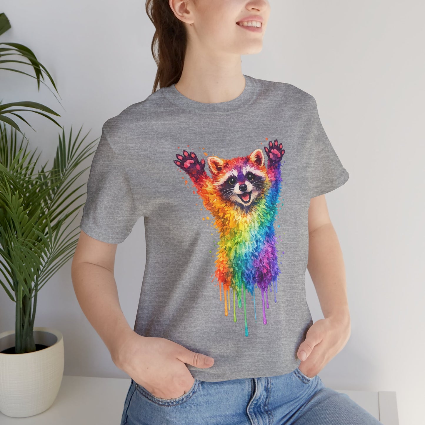 Watercolor Wildlife Raccoon T-Shirt