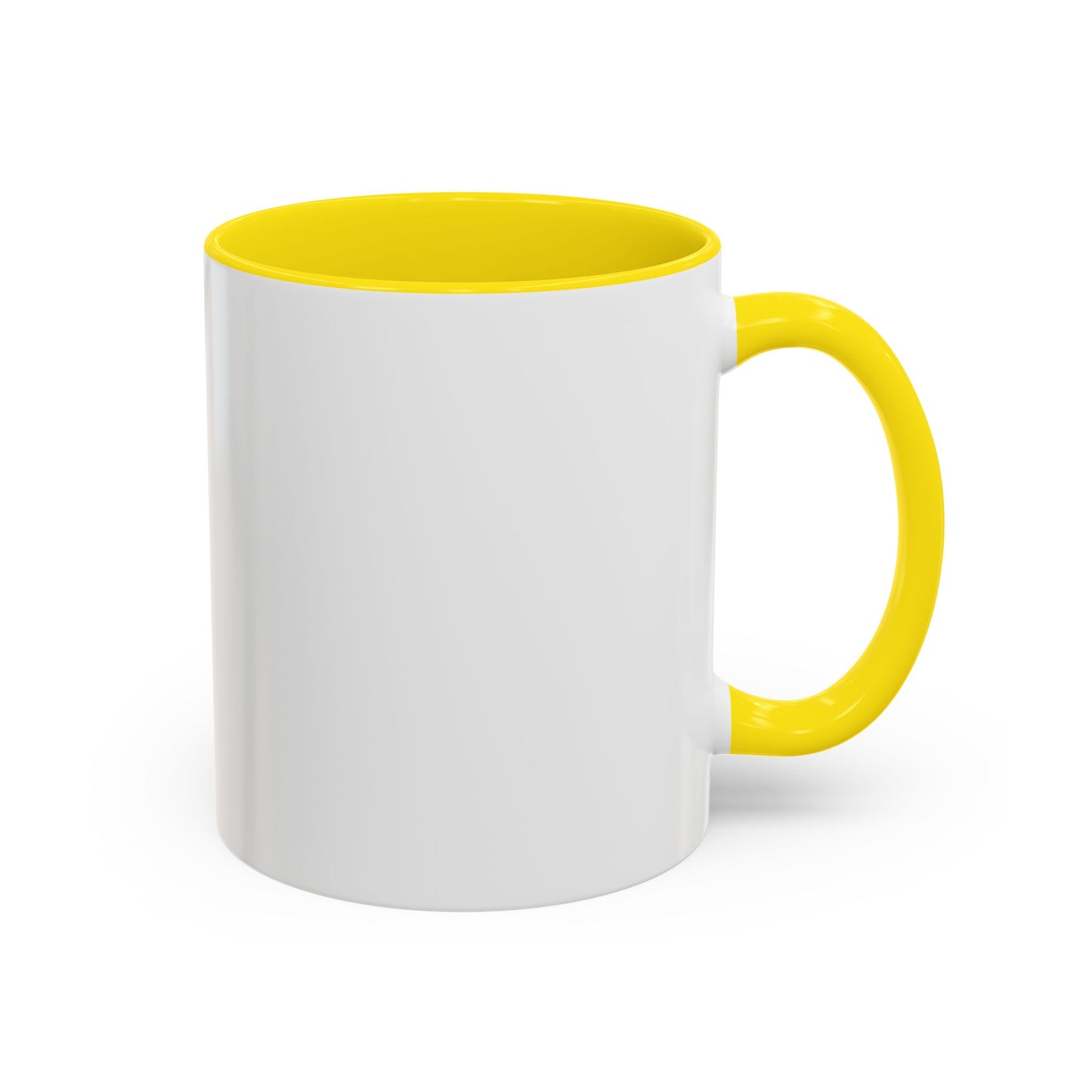 Cheerful Watercolor Raccoon Accent Coffee Mug