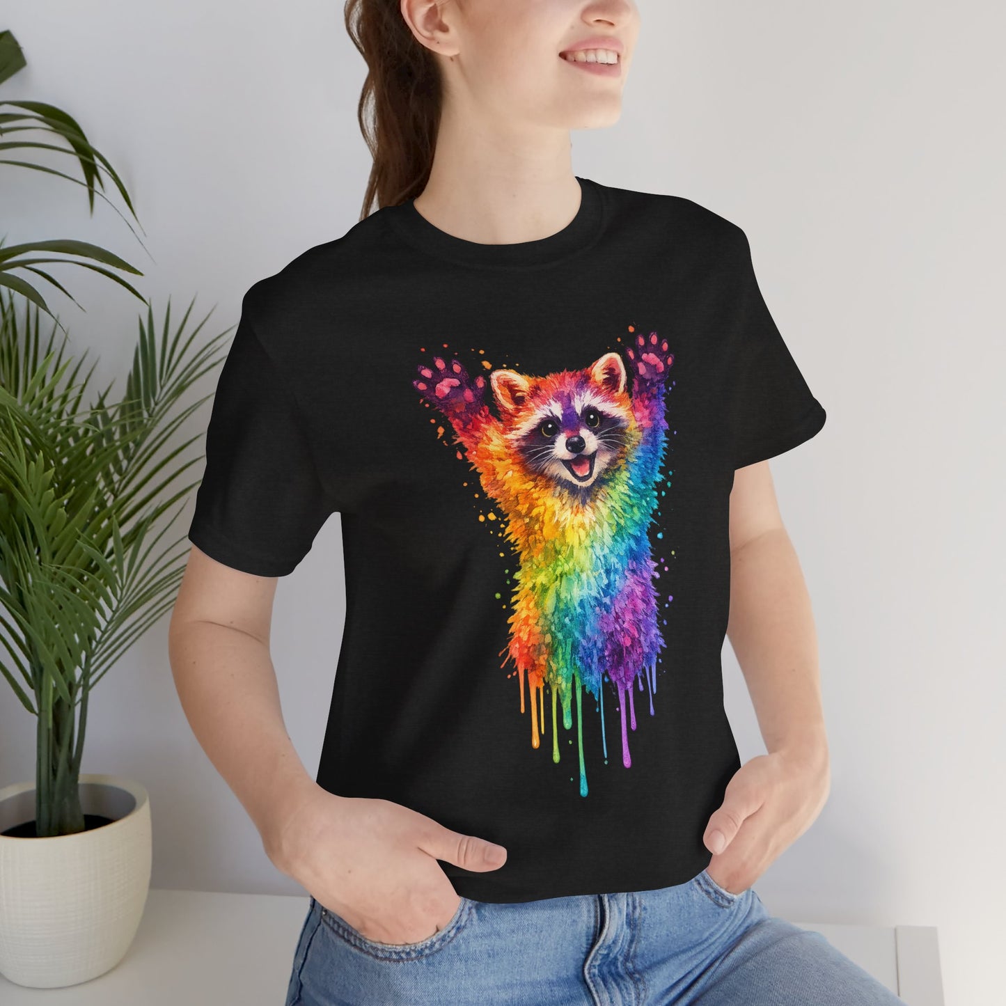 Watercolor Wildlife Raccoon T-Shirt