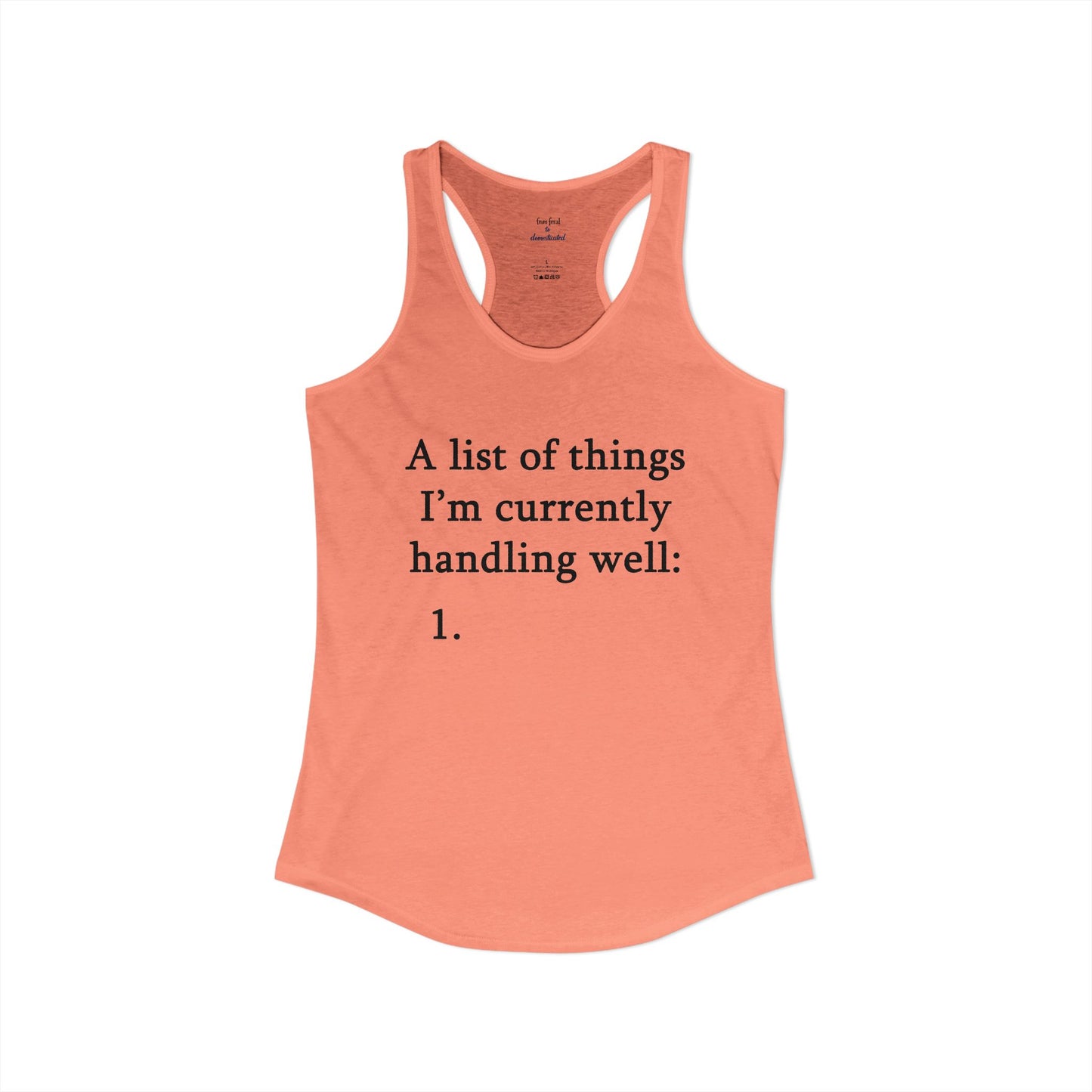 A List Racerback Tank