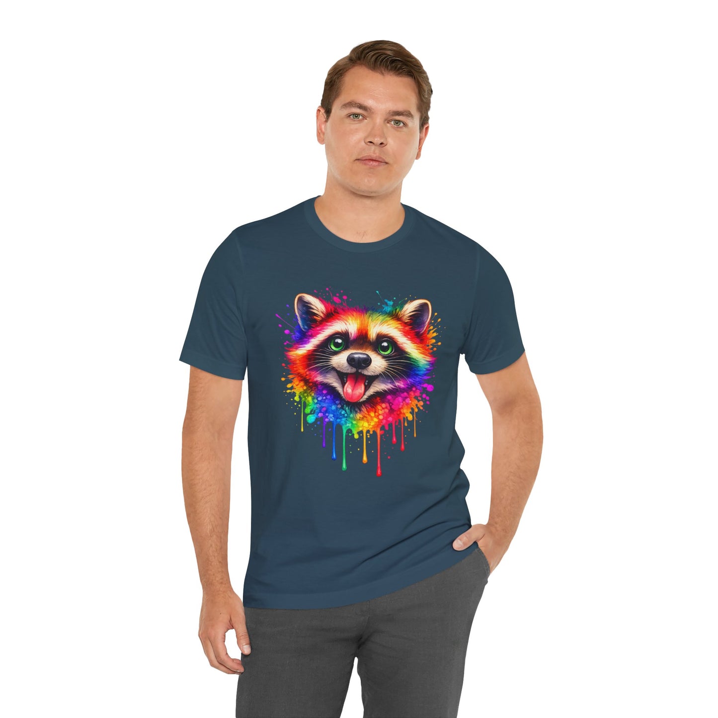 Watercolor Wildlife Raccoon T-Shirt