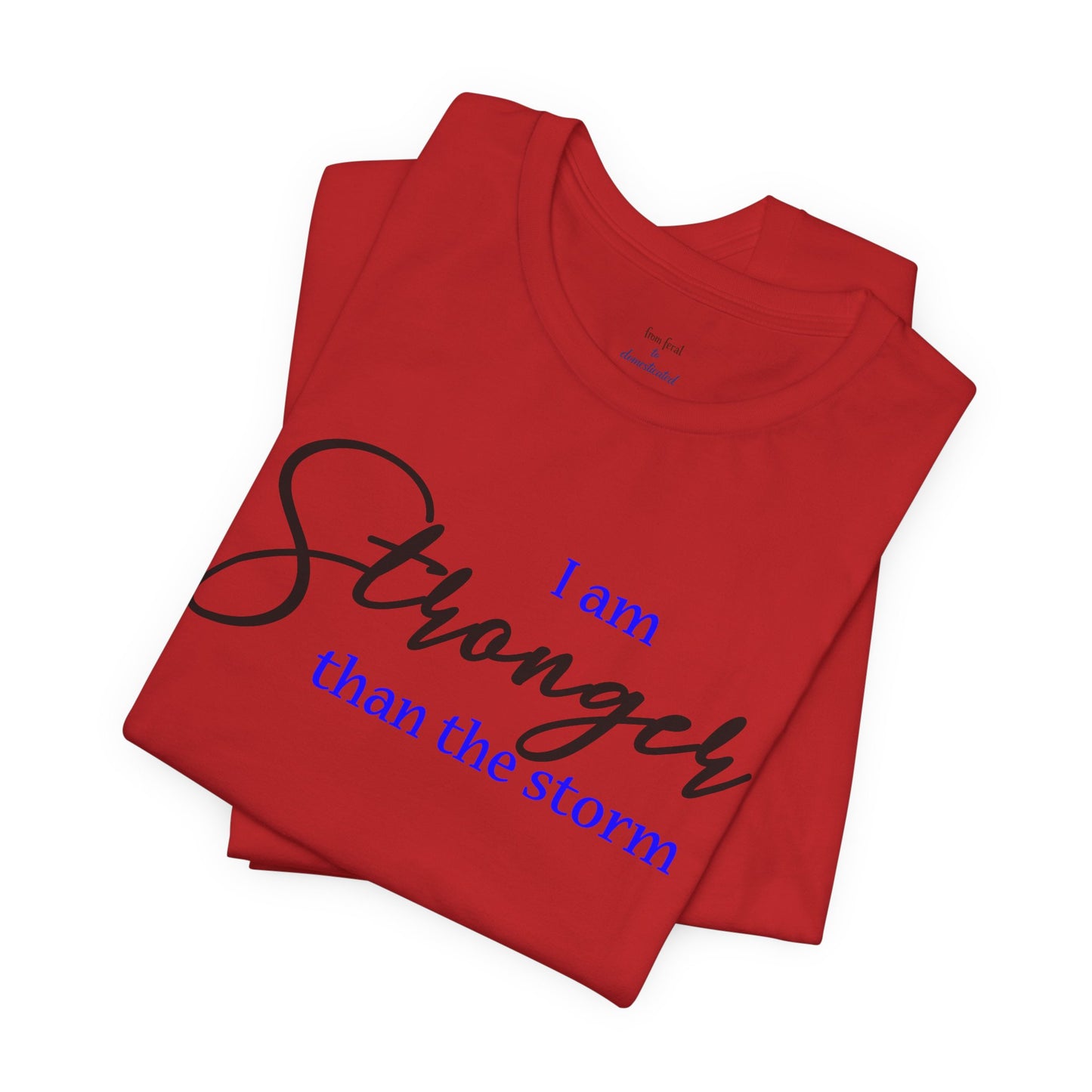 "Stronger Than The Storm" Inspirational Tee