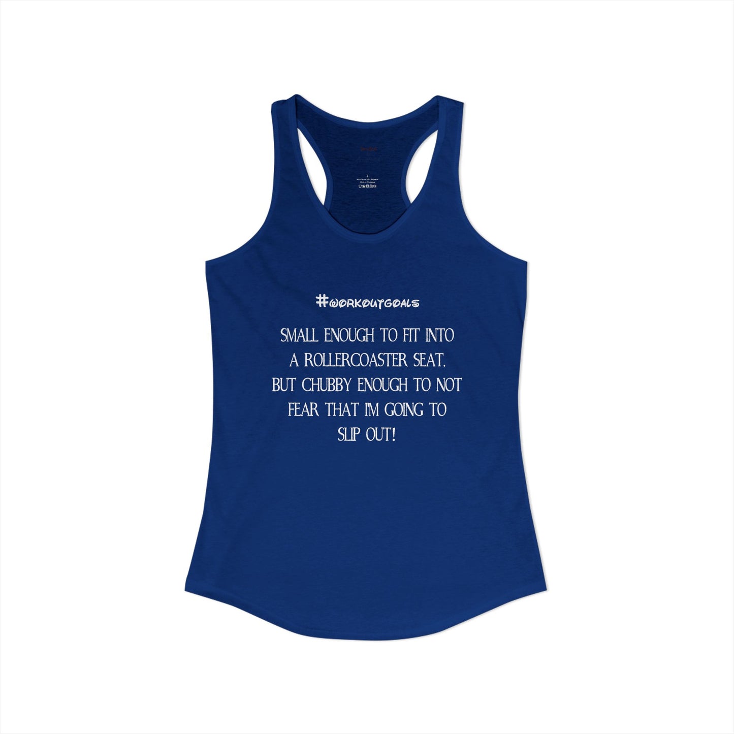 Workout Goals Racerback Tank