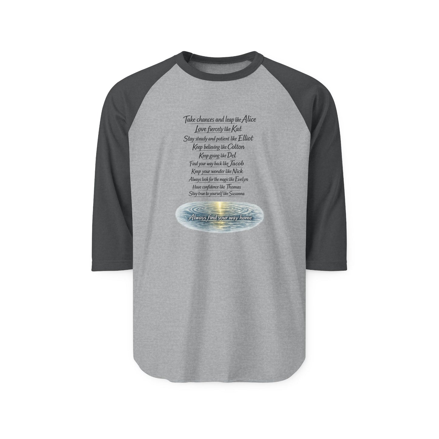 Find Your Way —  Raglan Shirt