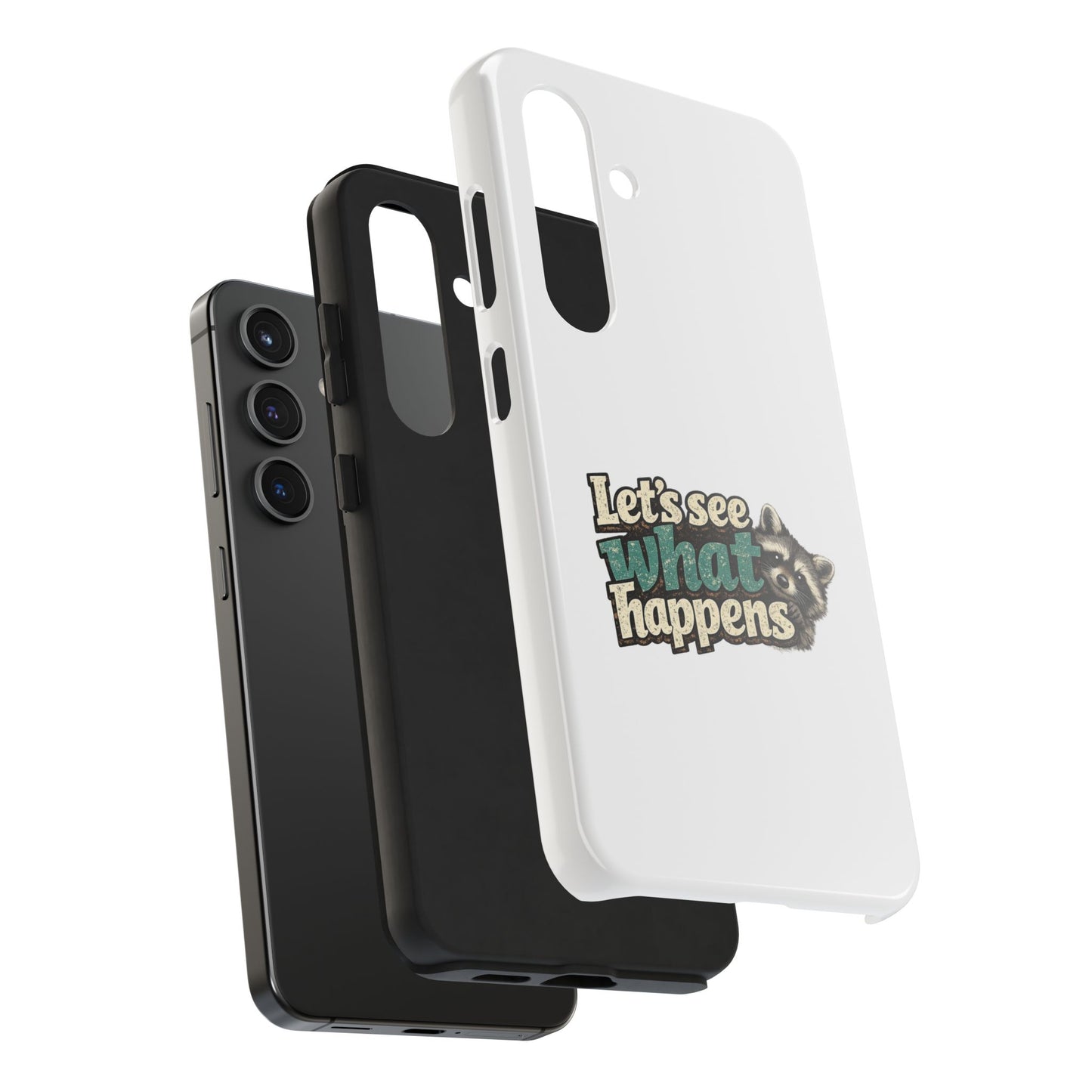 Peek & See Raccoon Phone Case — Tough & Cute Protective Phone Cover