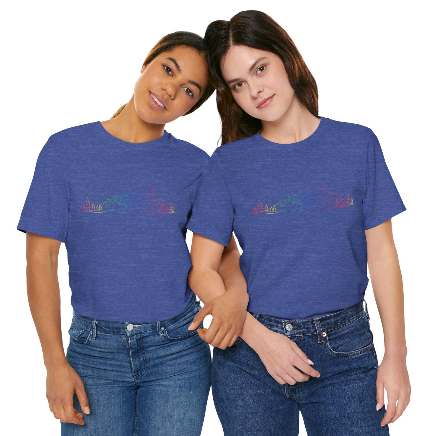 Cropped Great Dane Wild Lines T-Shirt