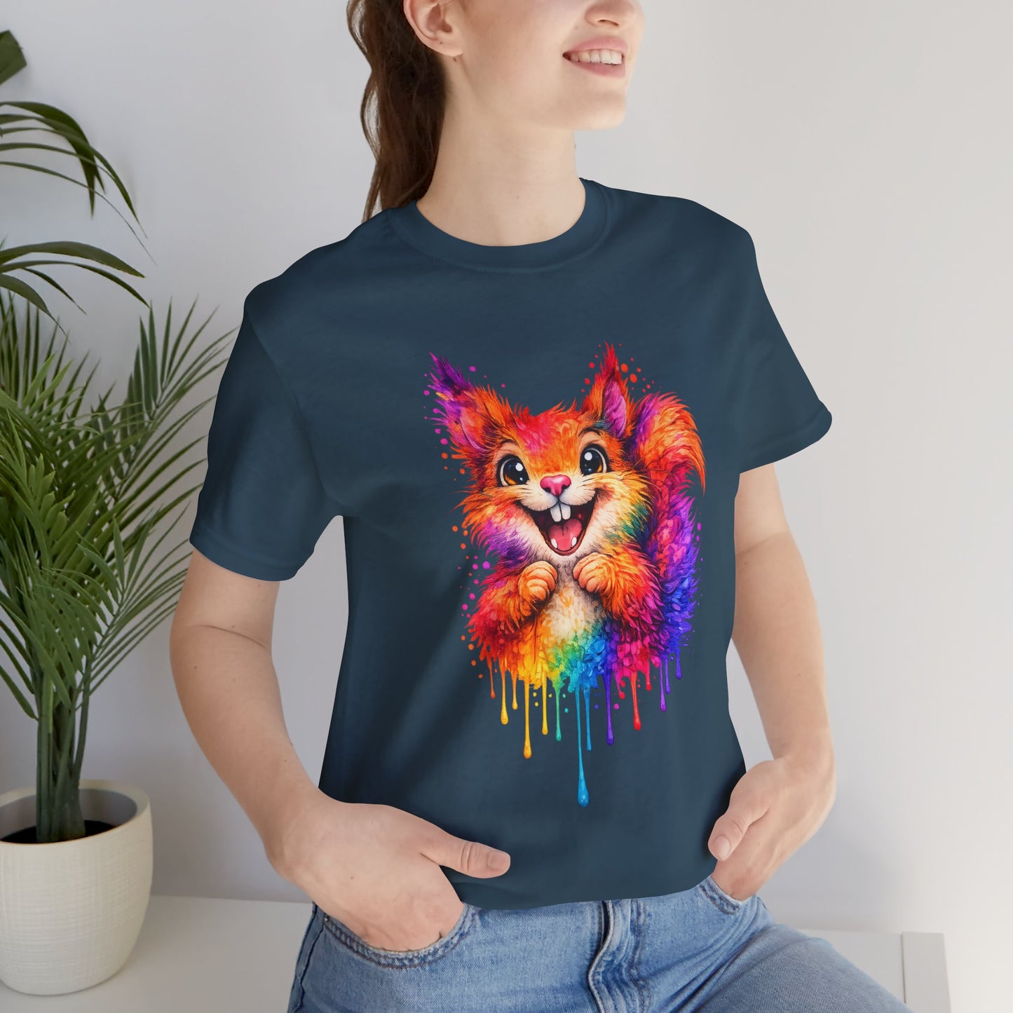 Watercolor Wildlife Squirrel T-Shirt
