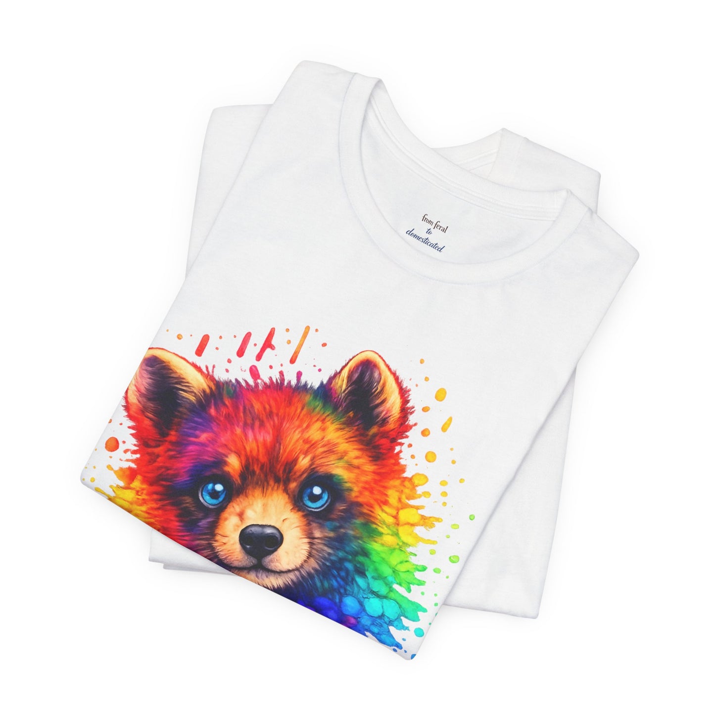 Watercolor Wildlife Bear Cub T-Shirt
