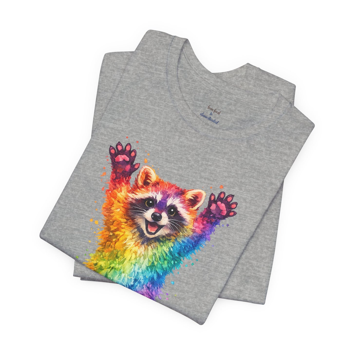 Watercolor Wildlife Raccoon T-Shirt