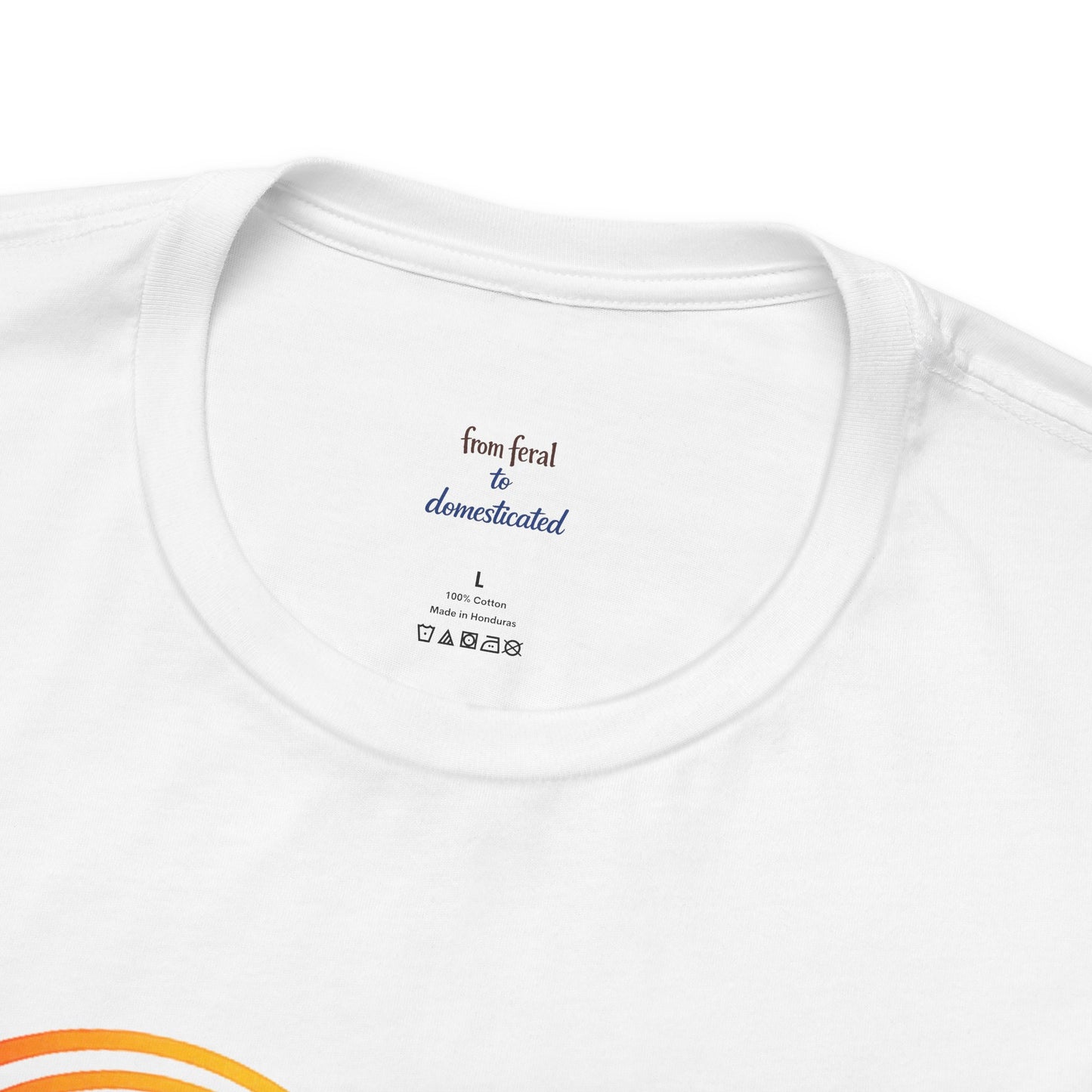 Heart/Paw Colorful Line-Work T-Shirt