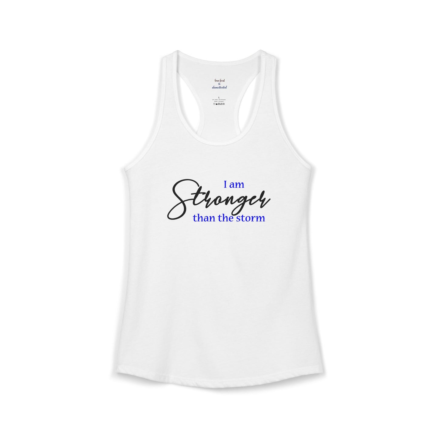 Stronger Than The Storm Racerback Tank