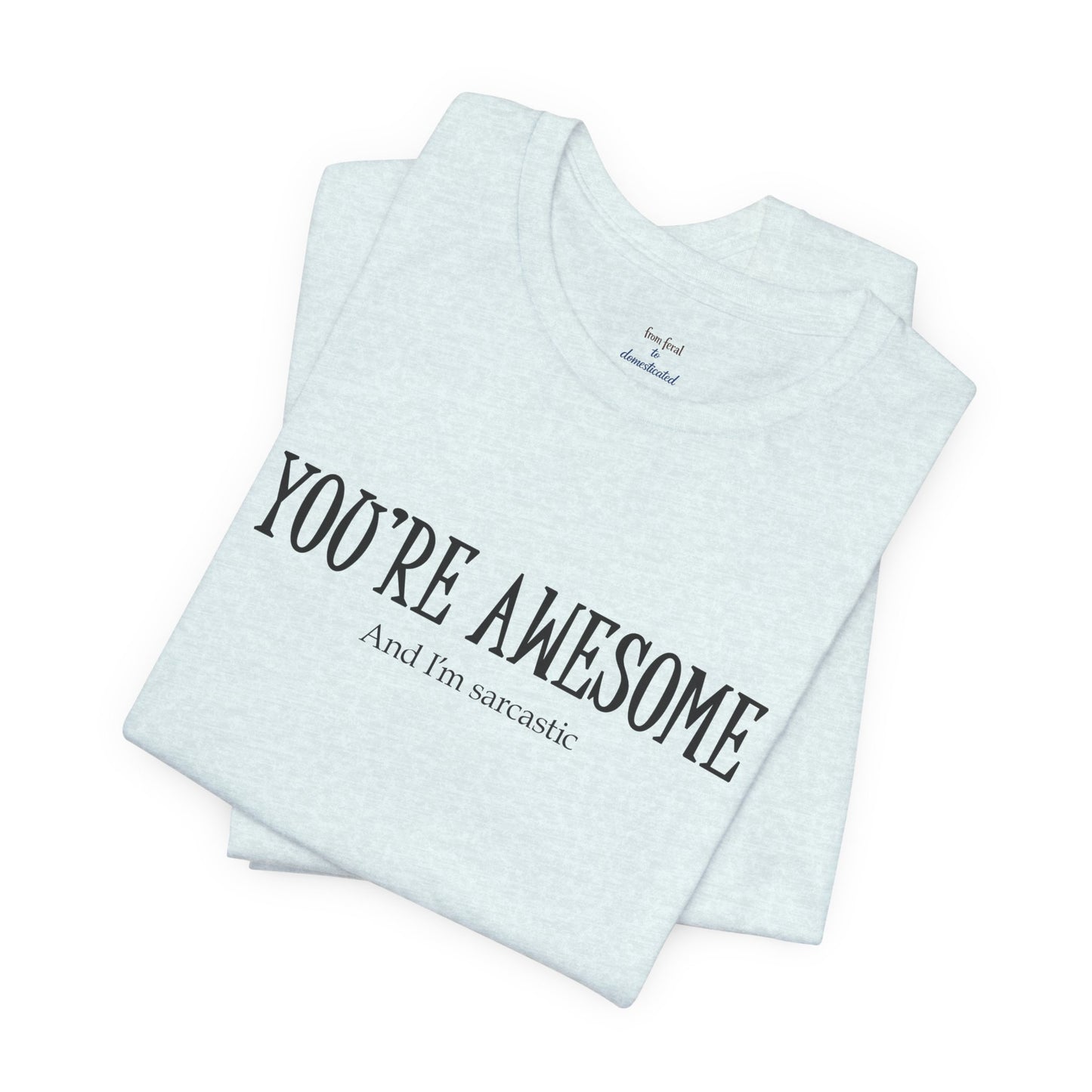 You're Awesome (And I'm Sarcastic) T-Shirt