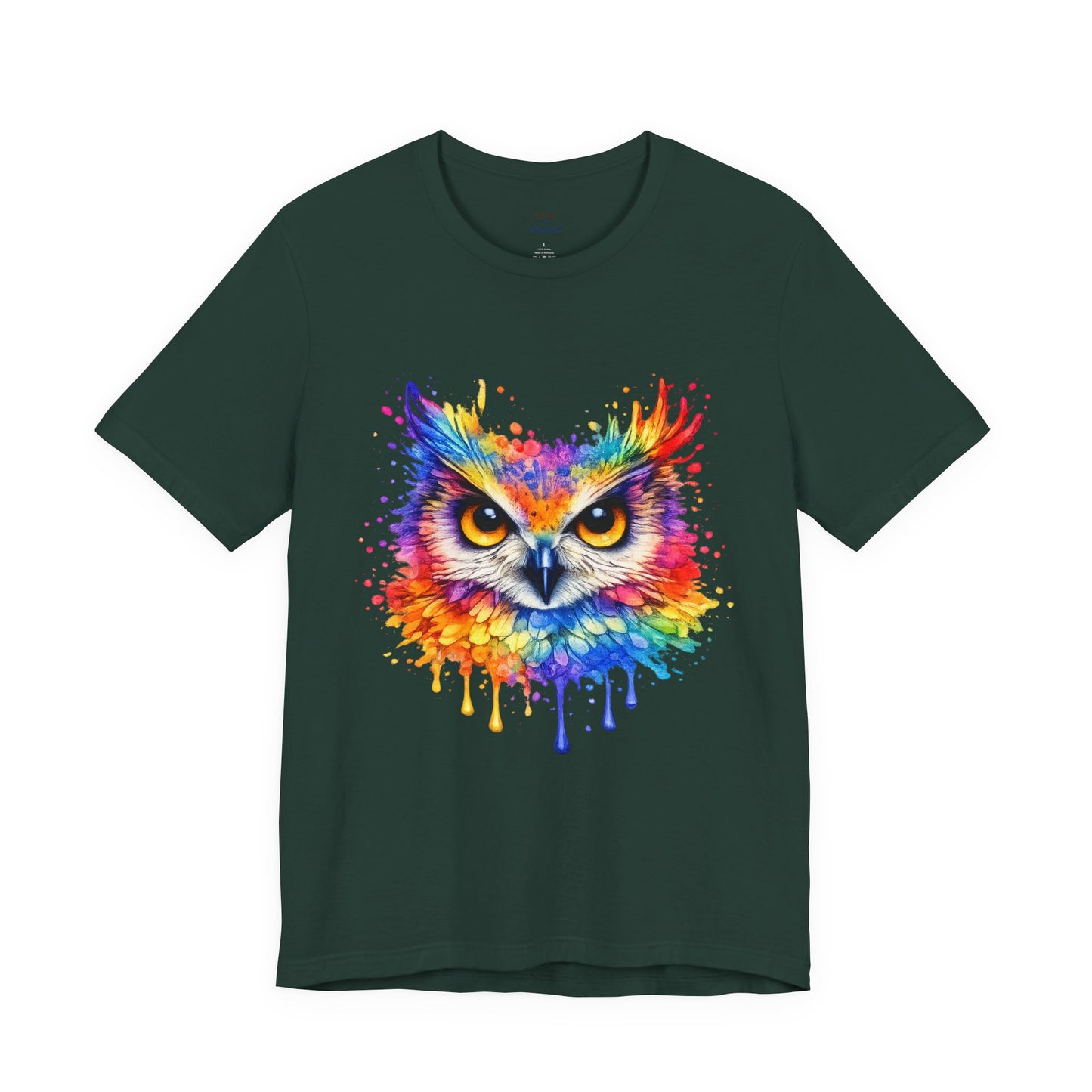Watercolor Wildlife Owl T-Shirt