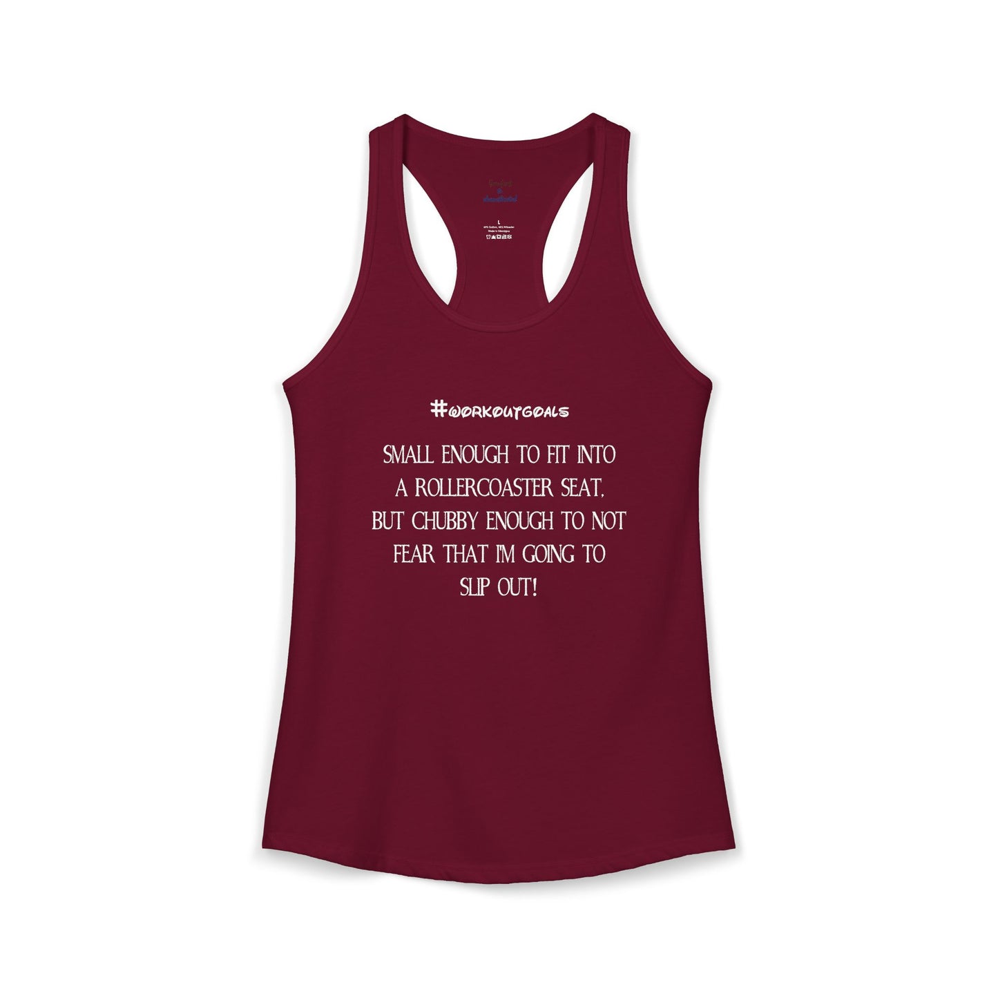 Workout Goals Racerback Tank