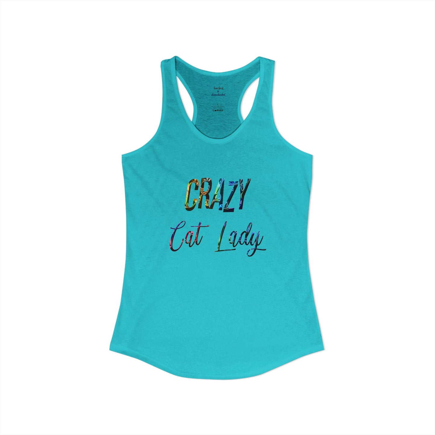 Crazy Cat Lady Racerback Tank