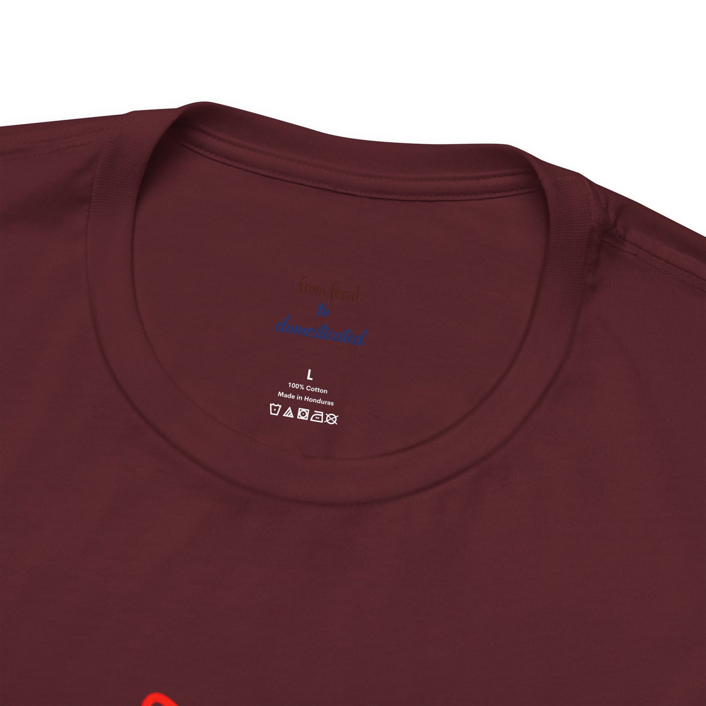 Colorful Line-Work Sitting Cat T-Shirt