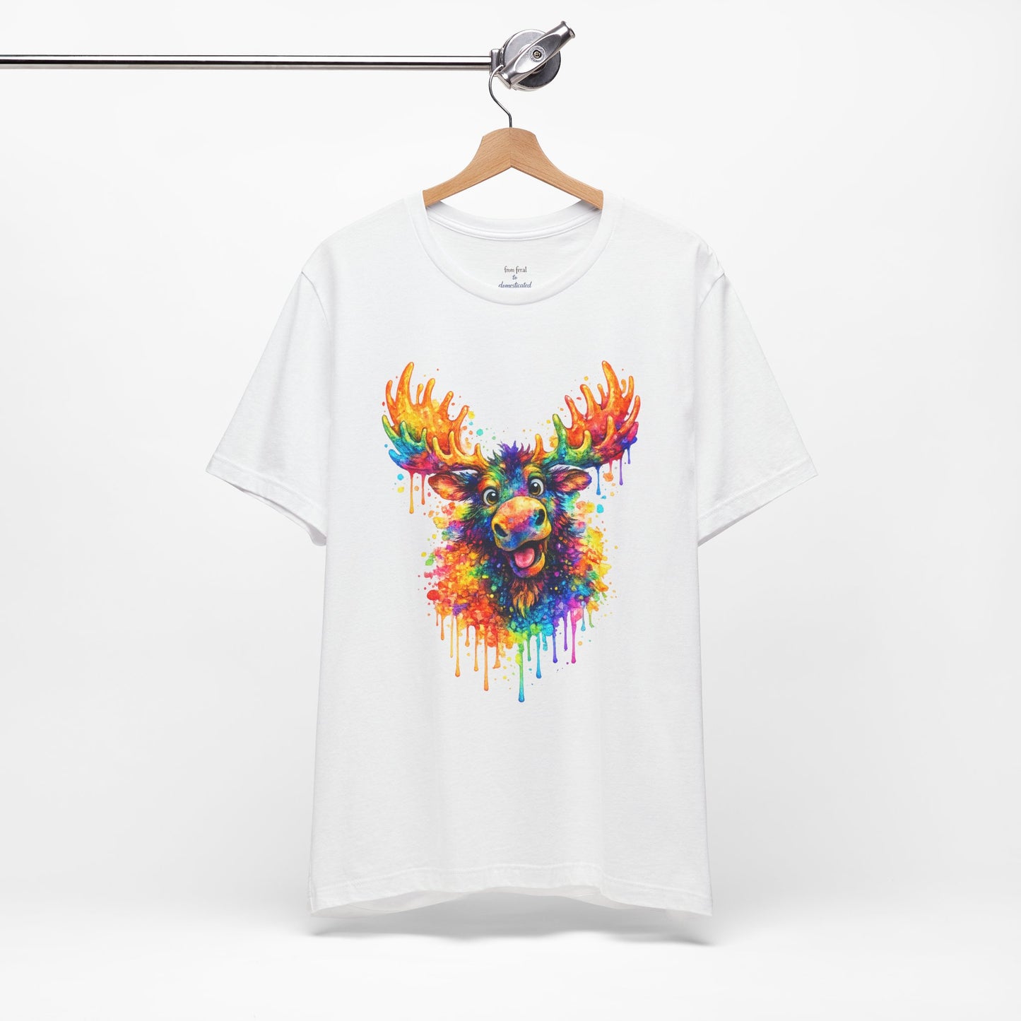 Watercolor Wildlife Moose T-Shirt