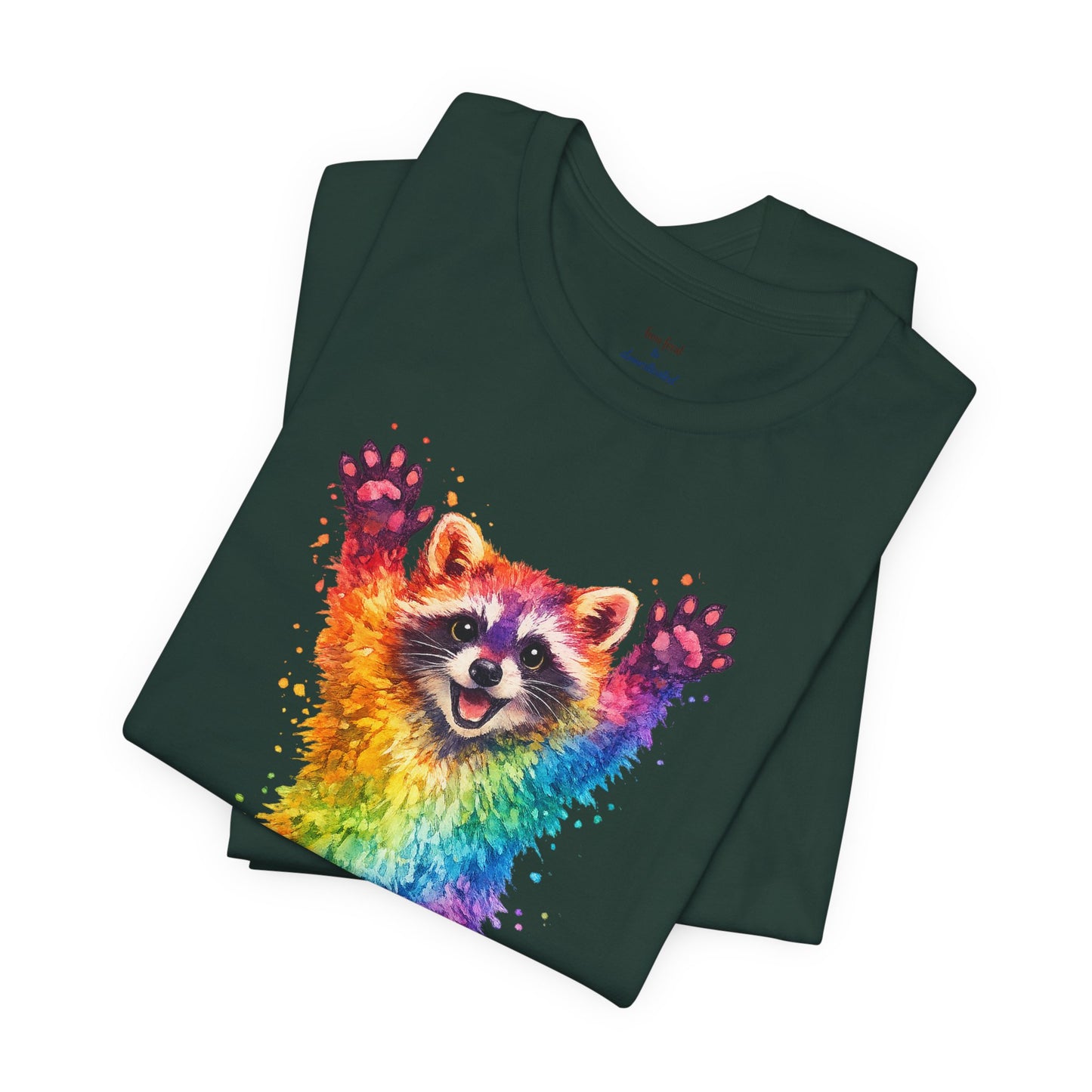 Watercolor Wildlife Raccoon T-Shirt