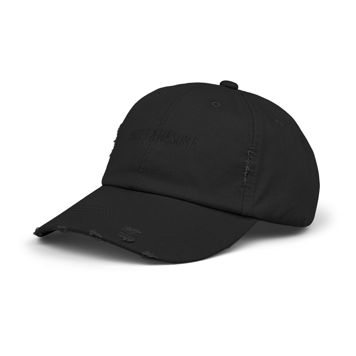 You're Awesome / And I'm Sarcastic Cap — Distressed Baseball Hat