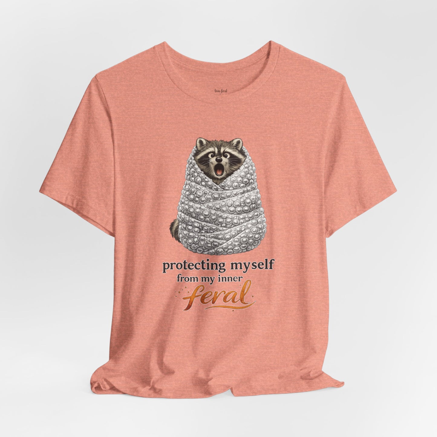 Bubble Wrapped Raccoon T-shirt