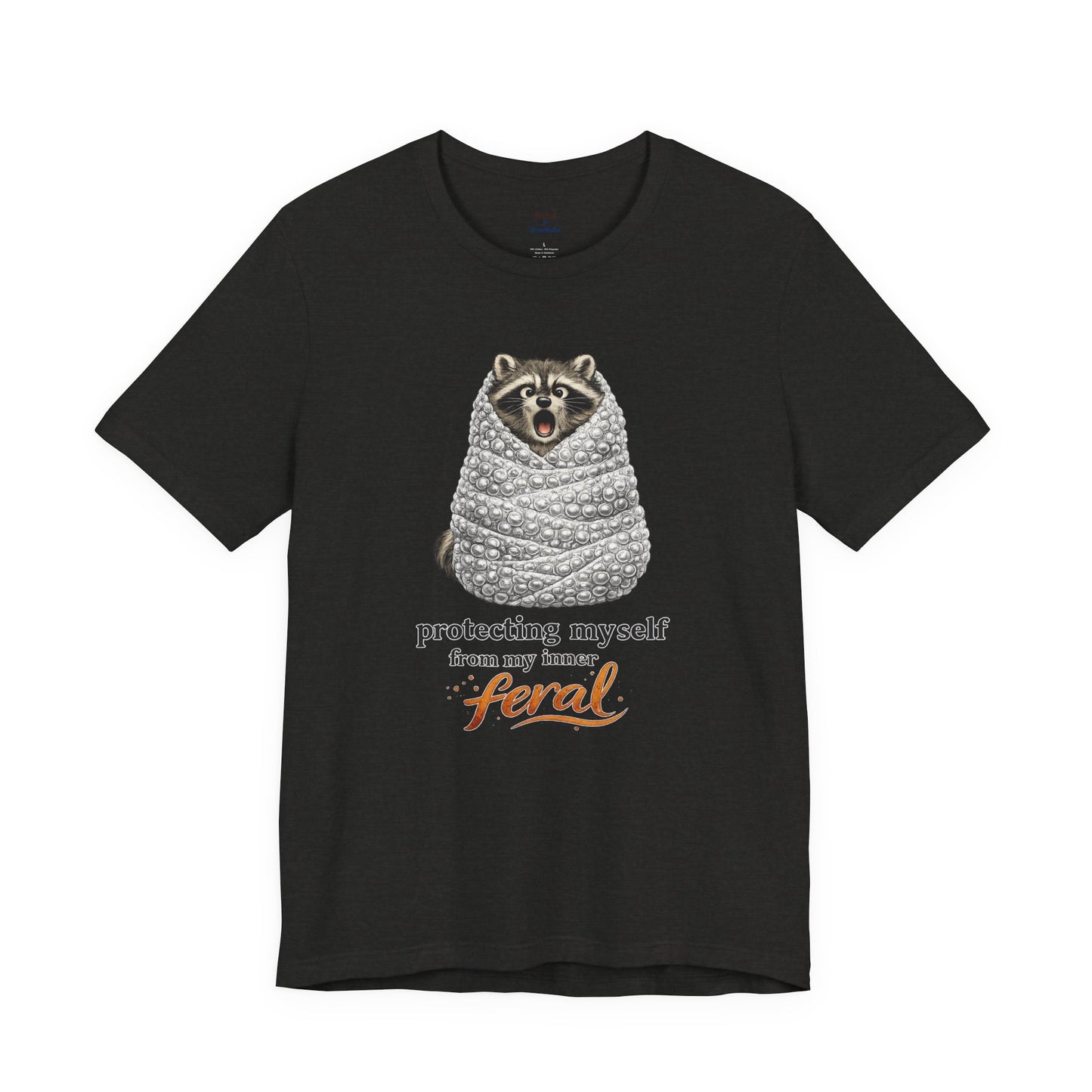Bubble Wrapped Raccoon T-shirt